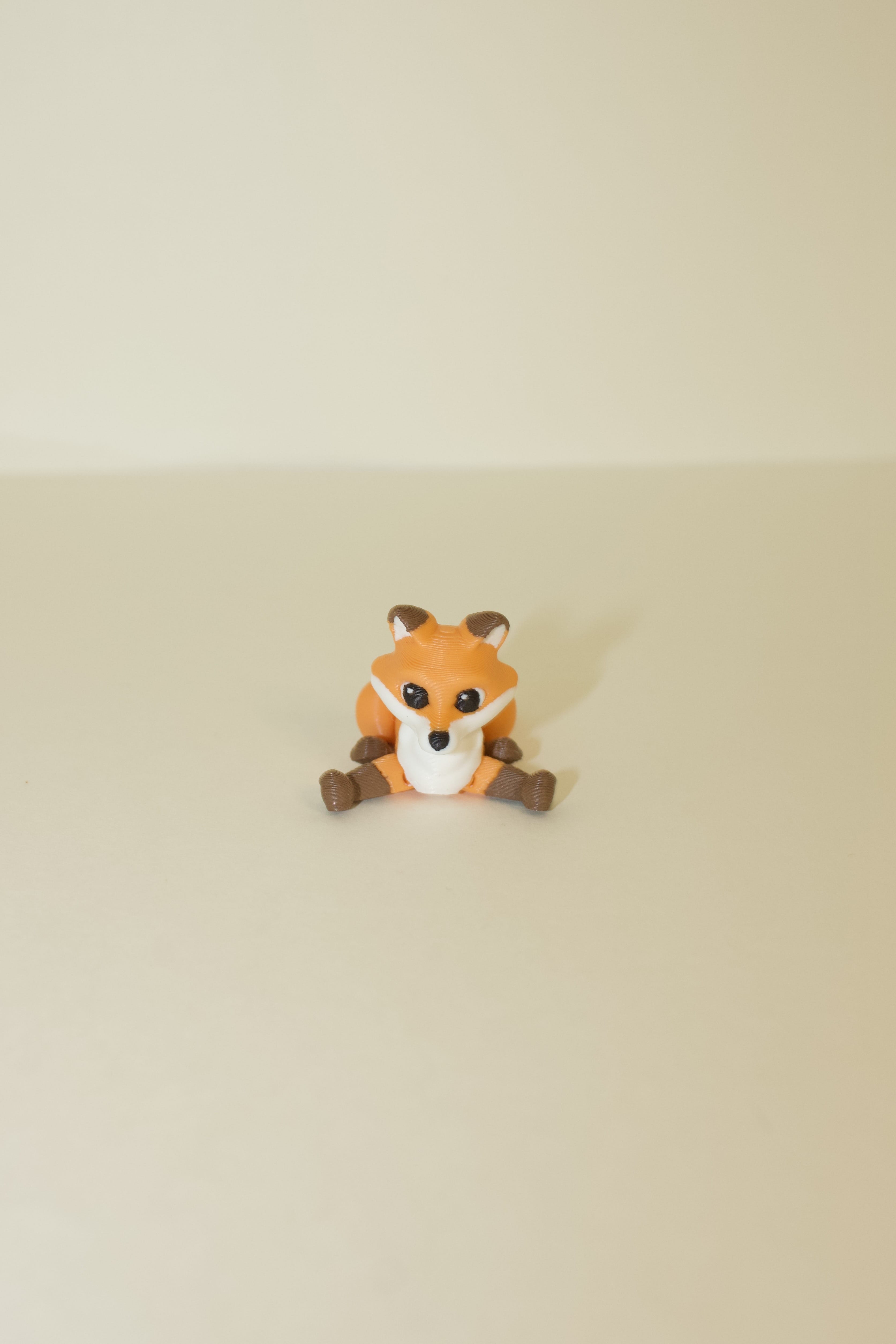 Flexi Articulated Fox – Cute 3D Printed Toy | Frolicky Fox Fidget Animal Gift