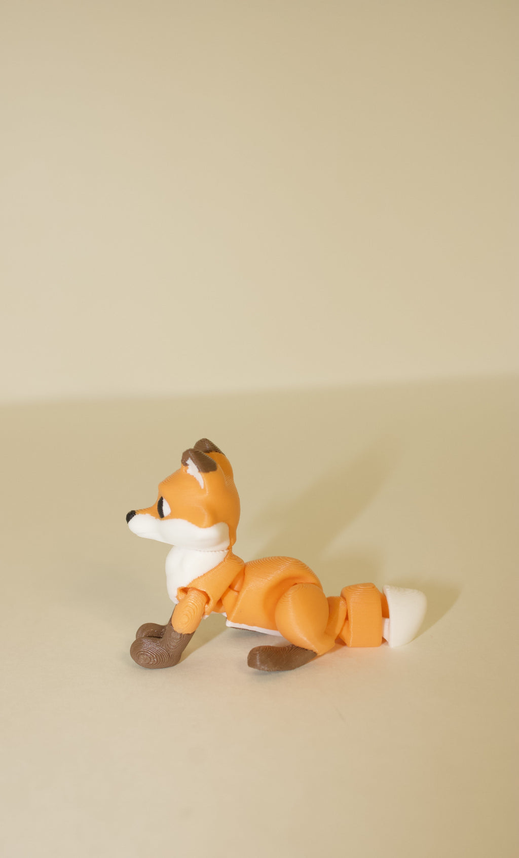 Flexi Articulated Fox – Cute 3D Printed Toy | Frolicky Fox Fidget Animal Gift