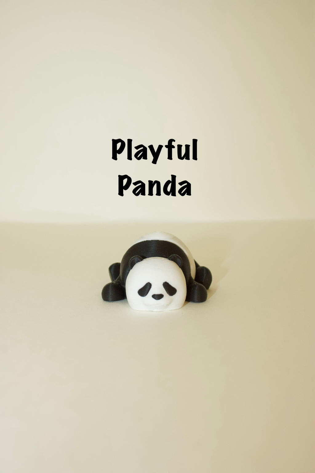 Flexi Articulated Panda – Cute 3D Printed Toy | Playful Panda Fidget Animal Gift