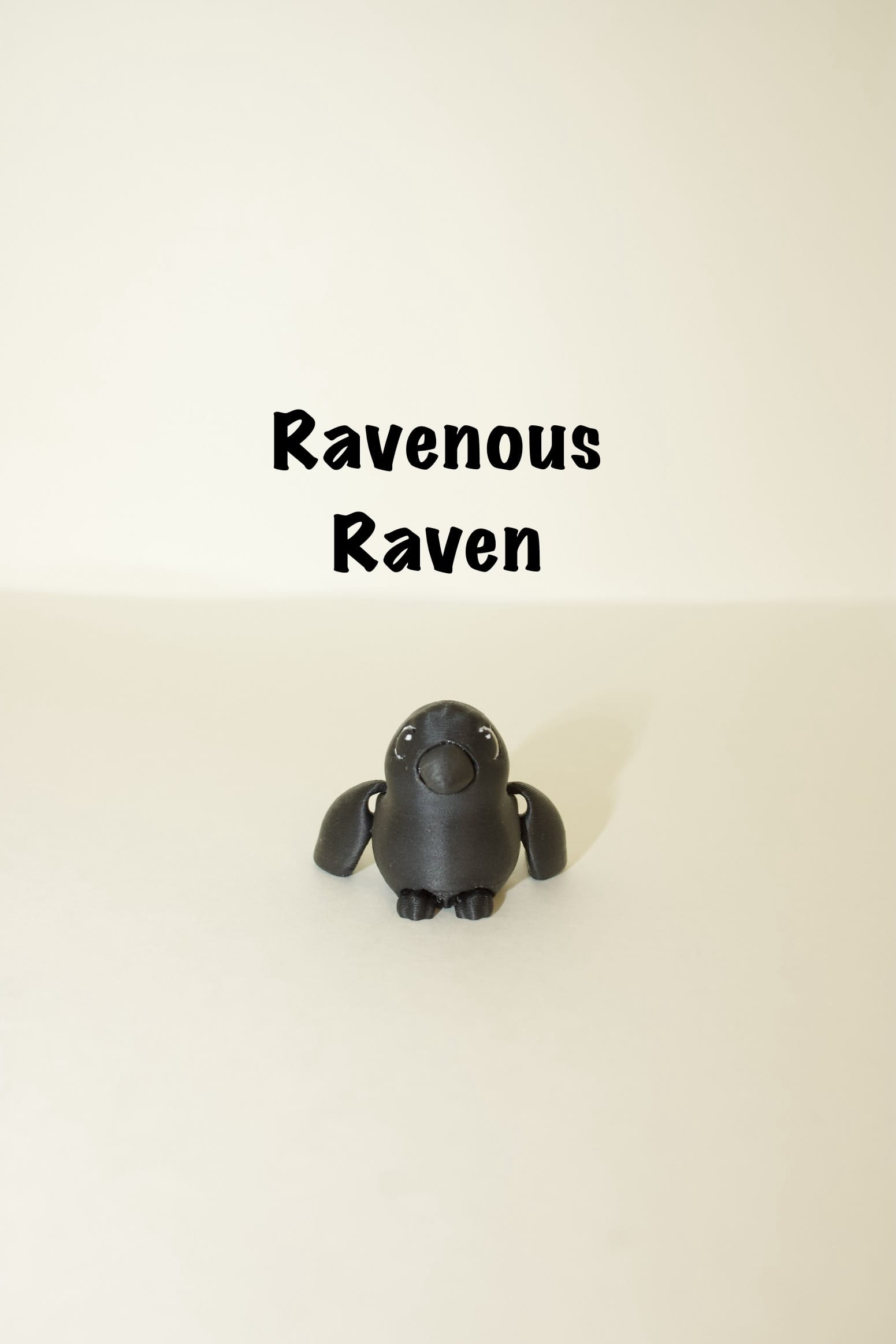 Ravenous Raven – Articulated Fidget Toy - Bird Lover Gift