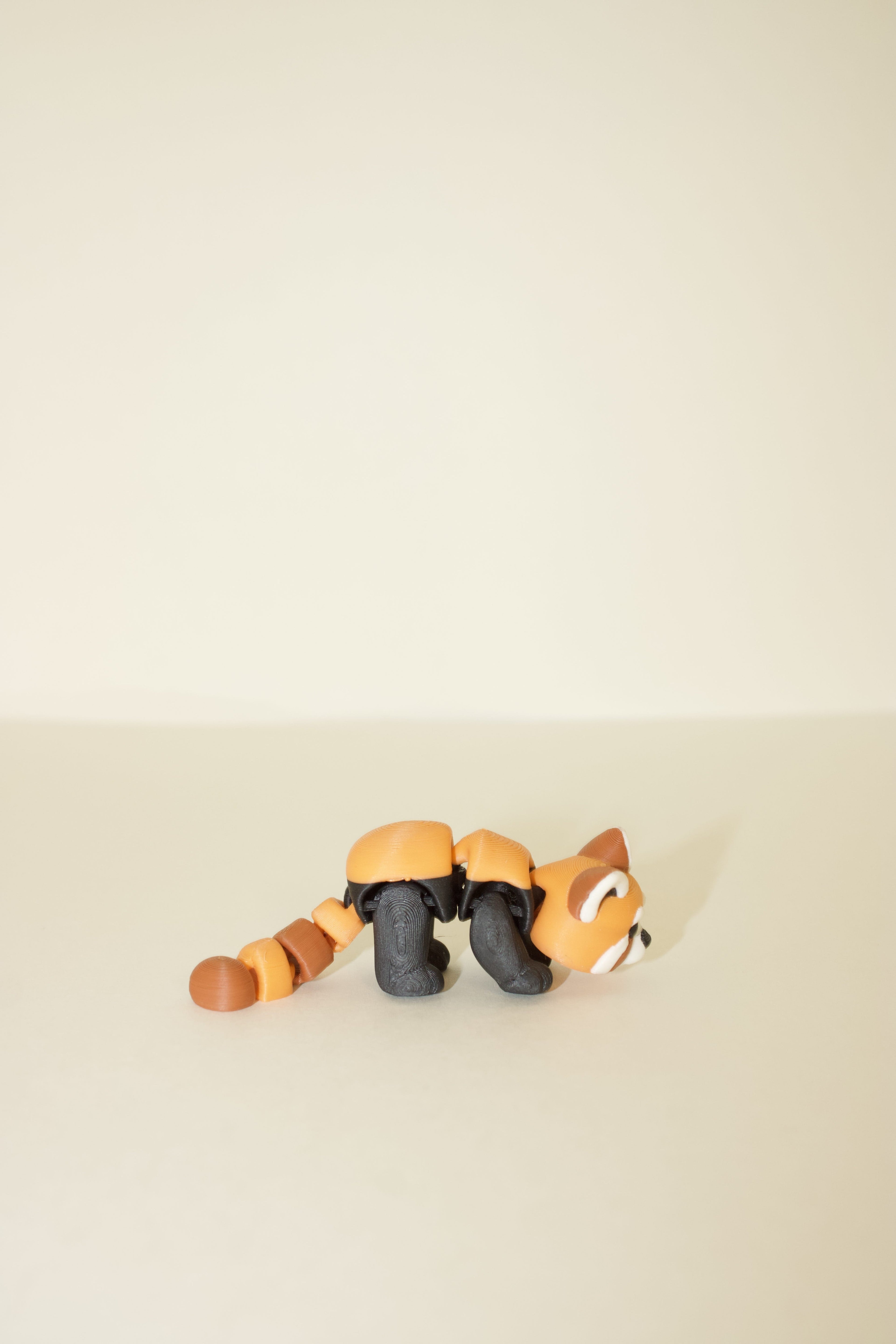 Flexi Articulated Red Panda – Cute 3D Printed Toy | Raucous Red Panda Fidget Gift