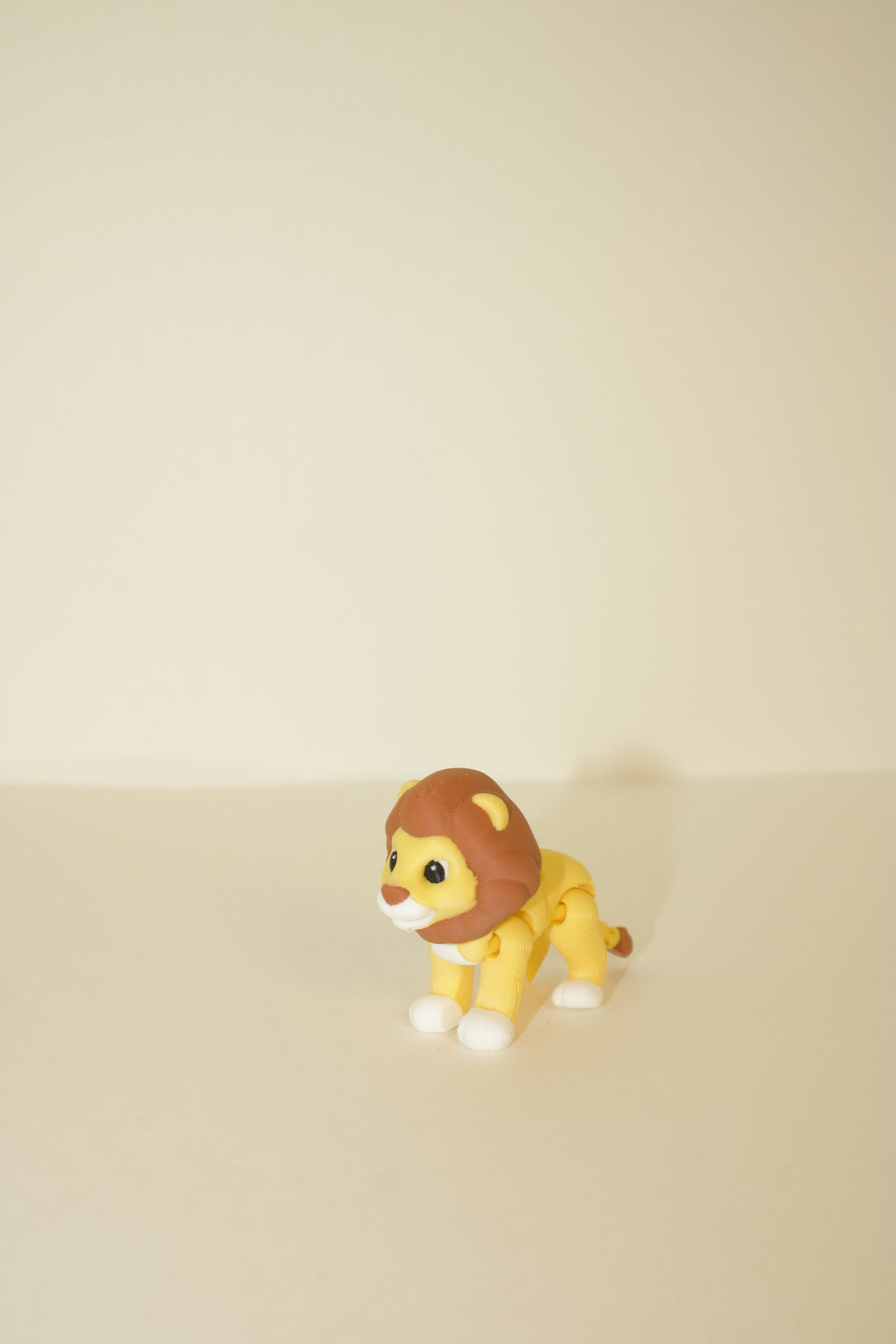 Lazy Lion – Articulated 3D Printed Flexi Fidget Toy