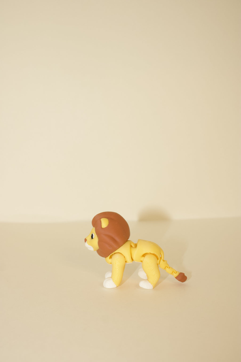 Lazy Lion – Articulated 3D Printed Flexi Fidget Toy