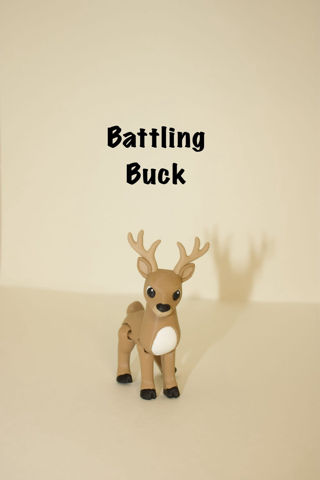 Battling Buck – Flexi 3D Printed Articulated Deer Toy