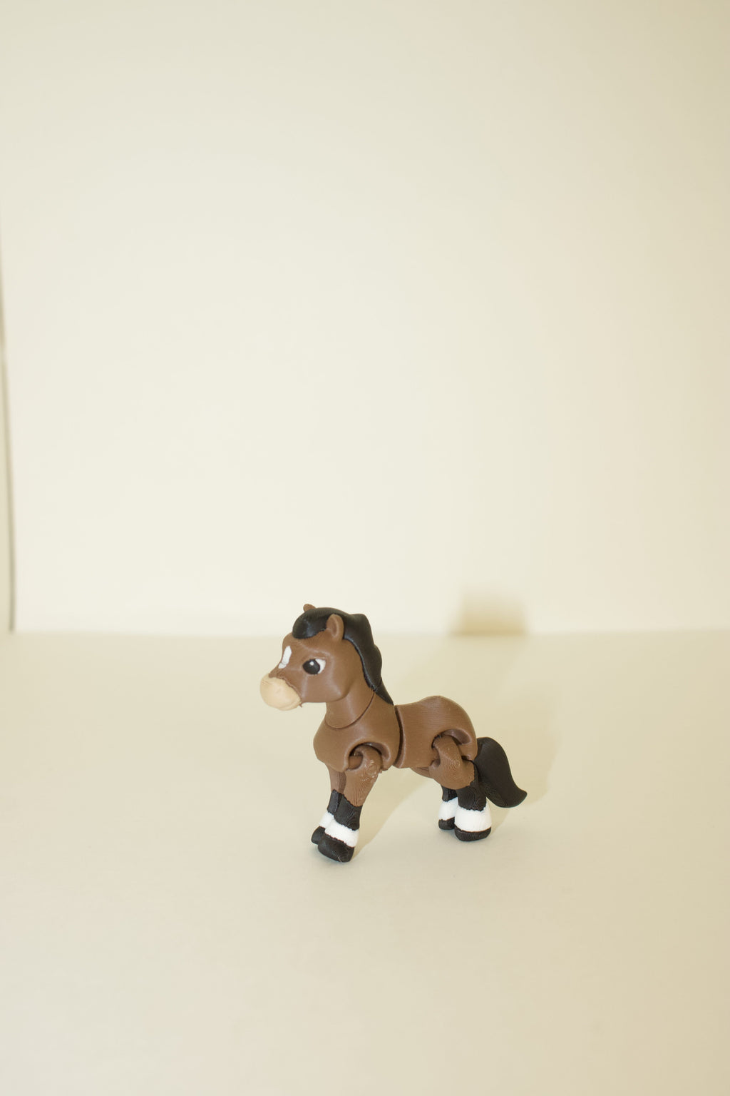 Flexi Articulated Pony – Cute 3D Printed Horse Toy | Happy Horse Fidget Animal Gift