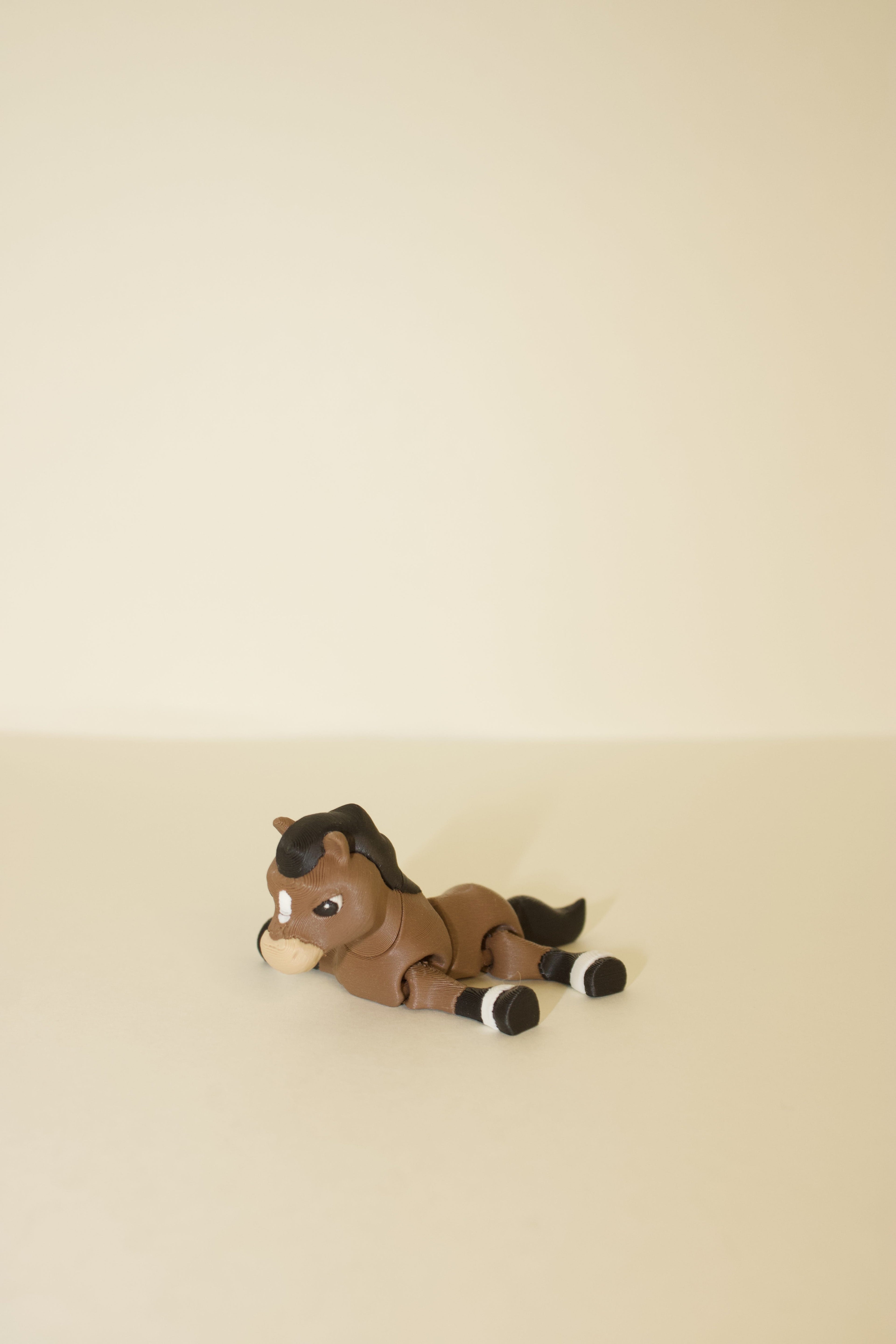 Flexi Articulated Pony – Cute 3D Printed Horse Toy | Happy Horse Fidget Animal Gift