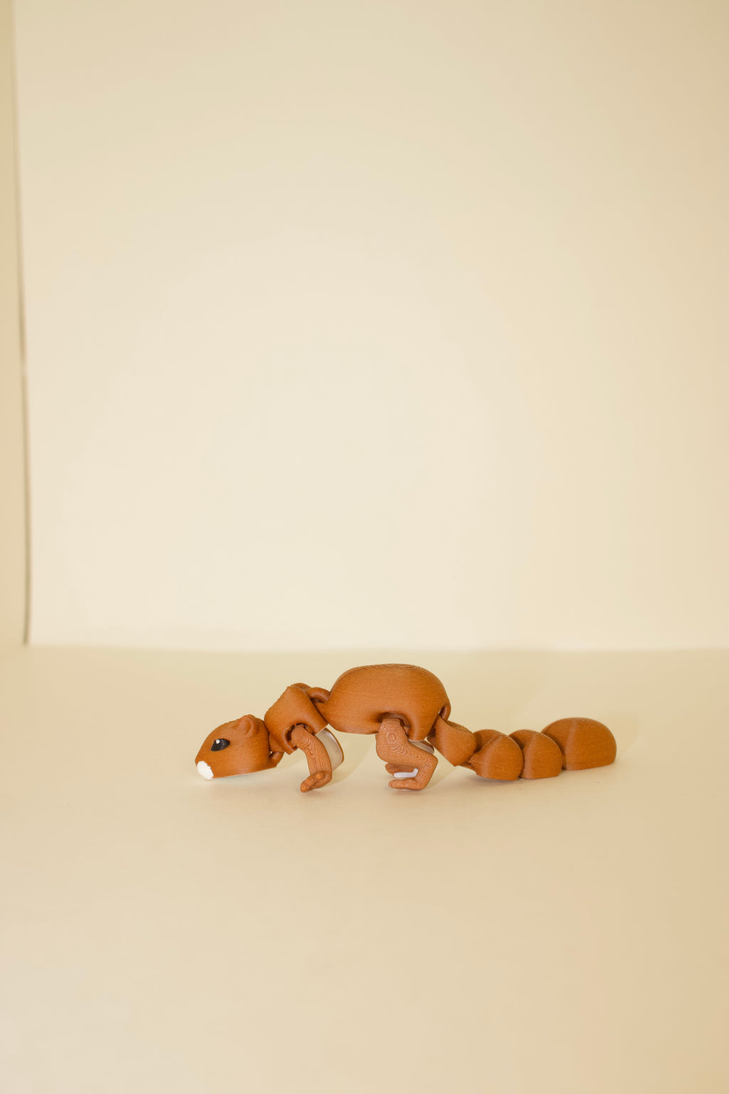 Articulated Squirrel Fidget Toy – Flexi 3D Printed Cute Woodland Animal