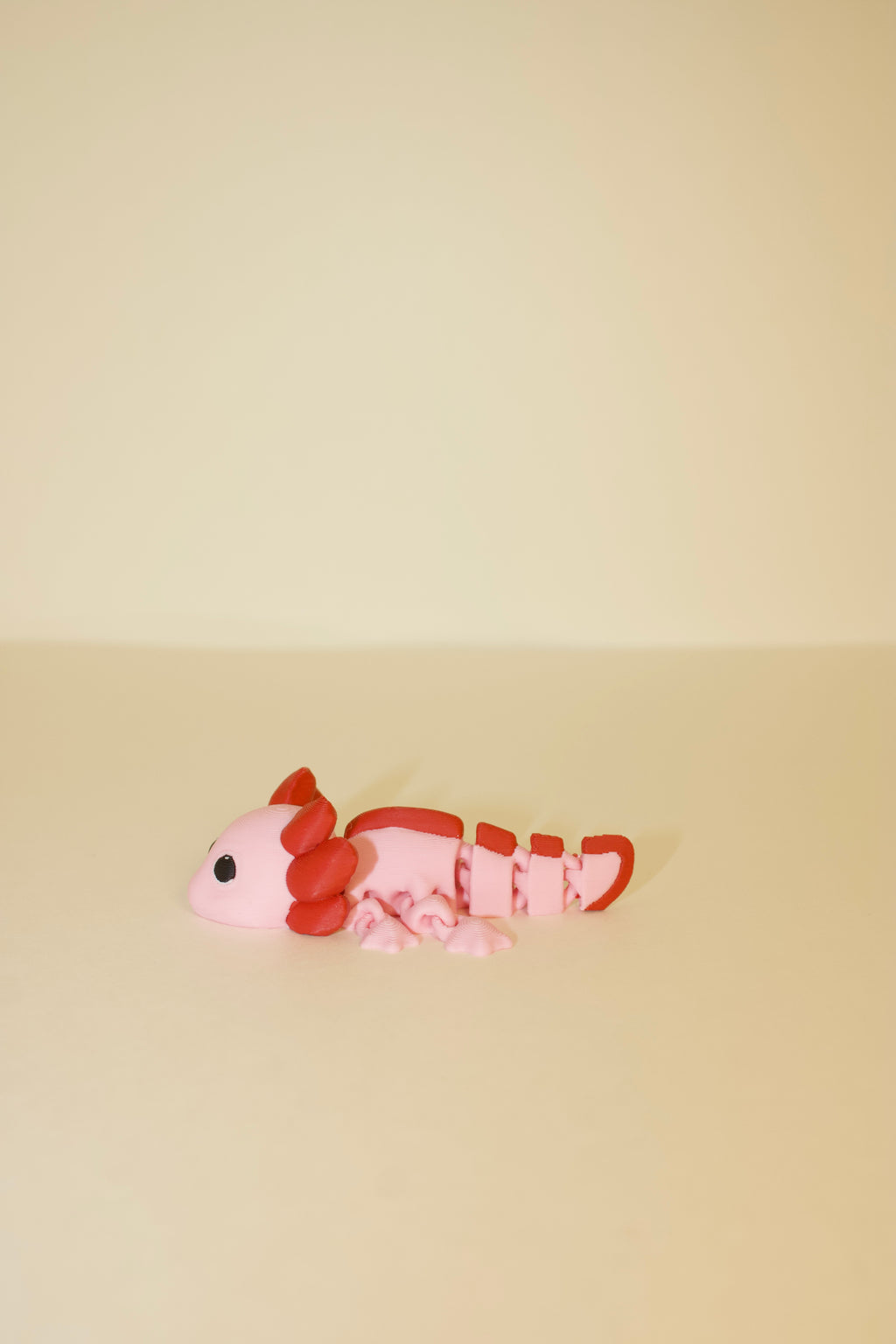 Flexi Articulated Axolotl – Cute 3D Printed Axolotl Toy | Poseable Fidget Creature