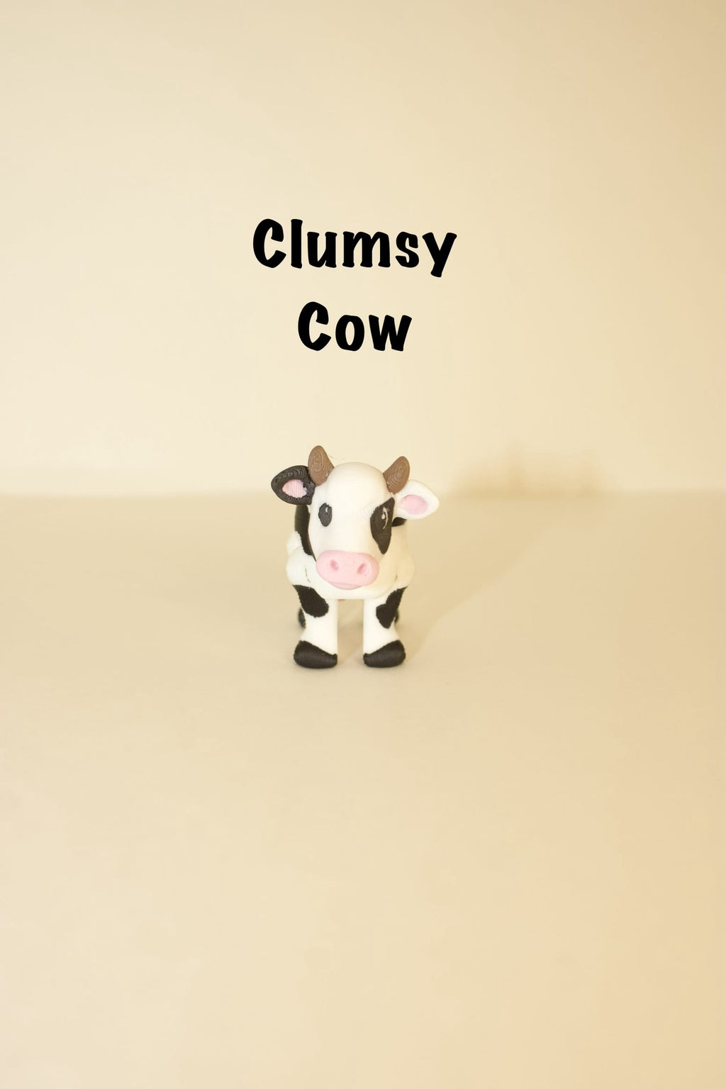 Clumsy Cow – 3D Printed Articulated Toy