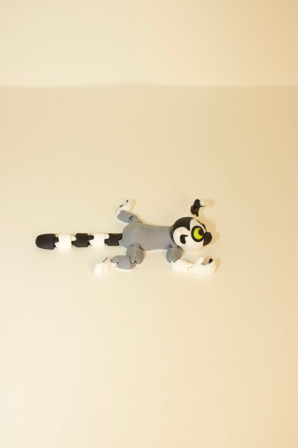 Flexi Articulated Lemur – Cute 3D Printed Toy | Hanging Lemur Fidget | Linking Lemur