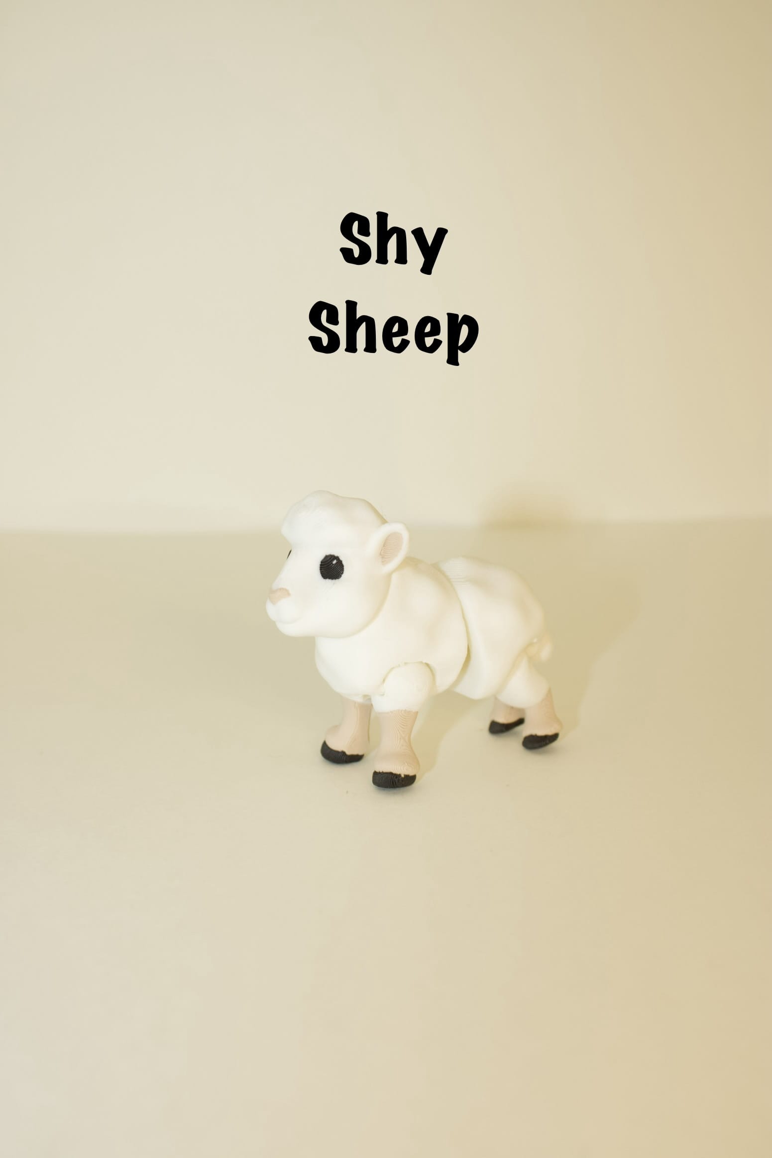 Shy Sheep – Articulated Fidget Toy | Flexi 3D Printed Animal