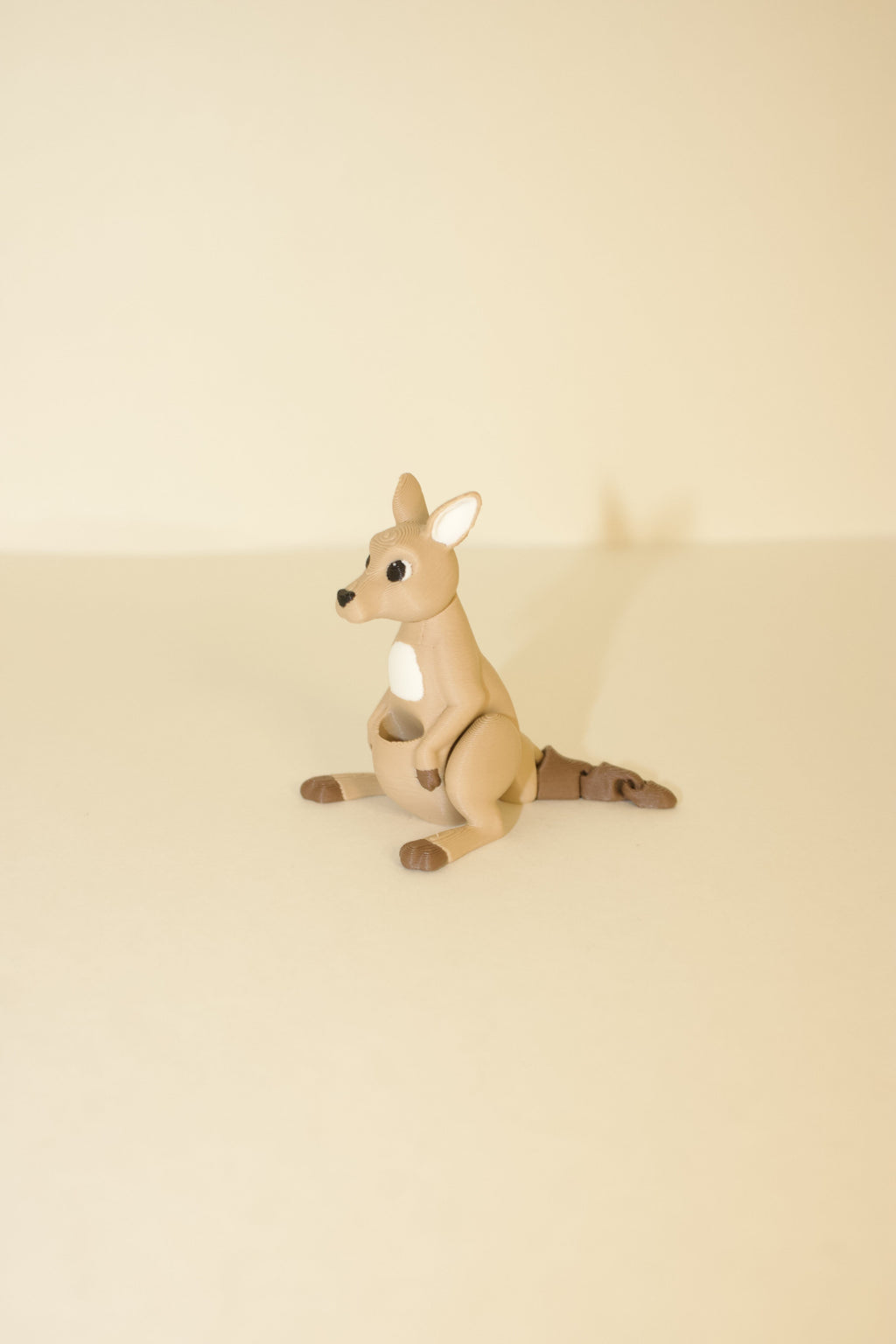Flexi Articulated Kangaroo – Cute 3D Printed Toy | Kicking Kangaroo Fidget Animal
