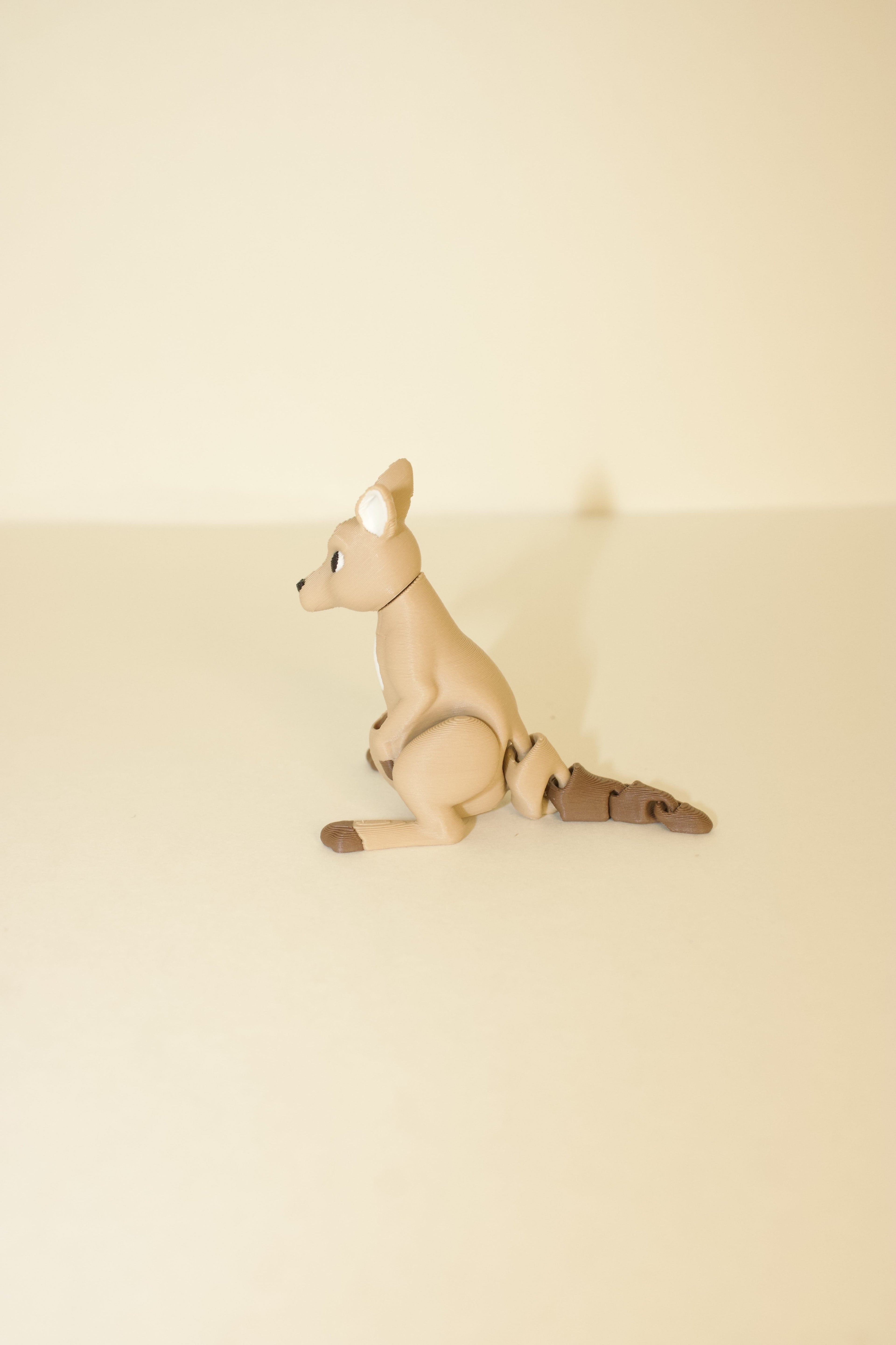 Flexi Articulated Kangaroo – Cute 3D Printed Toy | Kicking Kangaroo Fidget Animal