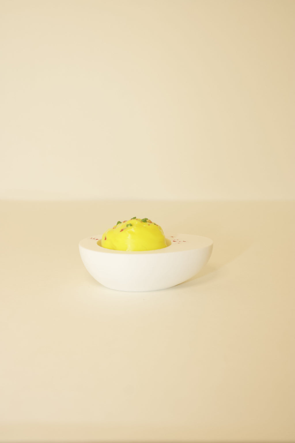 Deviled Egg Fidget Clicker – Realistic 3D Printed Toy for Food Lovers