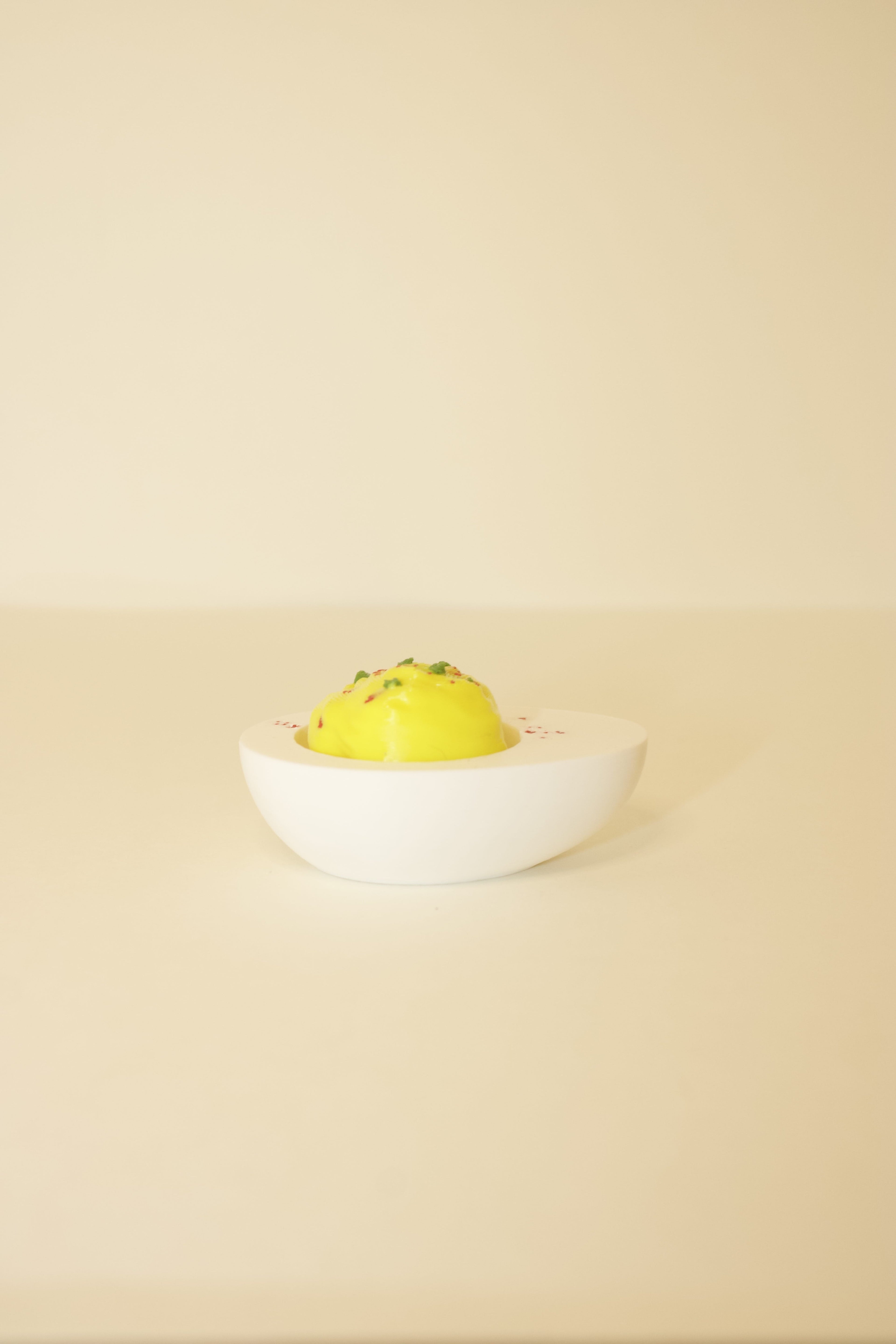 Deviled Egg Fidget Clicker – Realistic 3D Printed Toy for Food Lovers
