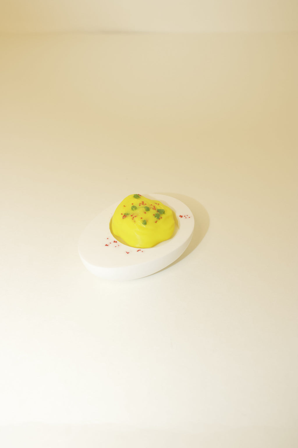Deviled Egg Fidget Clicker – Realistic 3D Printed Toy for Food Lovers