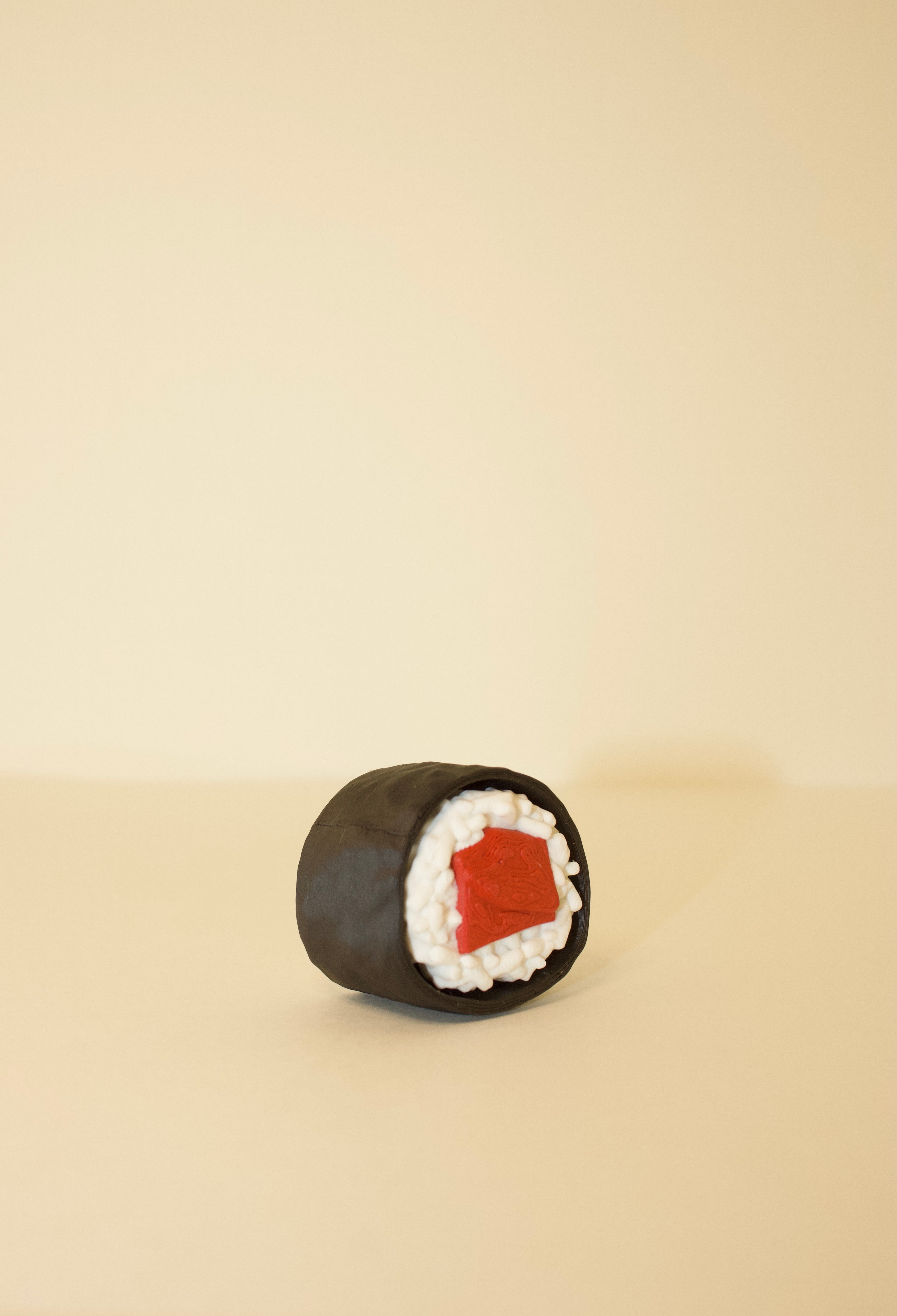 3D Printed Sushi Fidget Clickers – Sushi Roll Toy – Cute Desk Accessory for Stress Relief