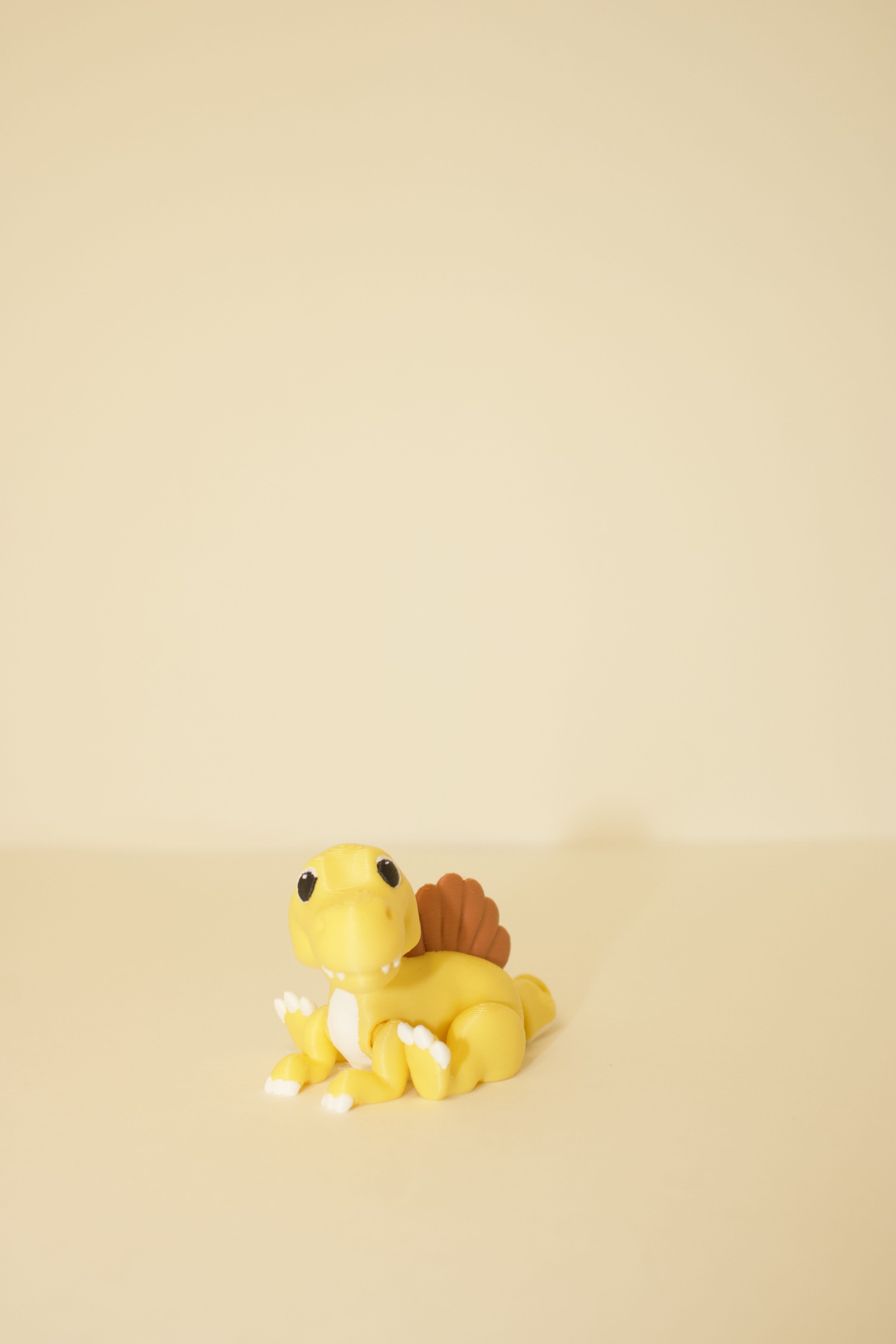 Spikey Spinosaurus – Cute 3D Printed Fidget Dino | Articulated Toy Dinosaur