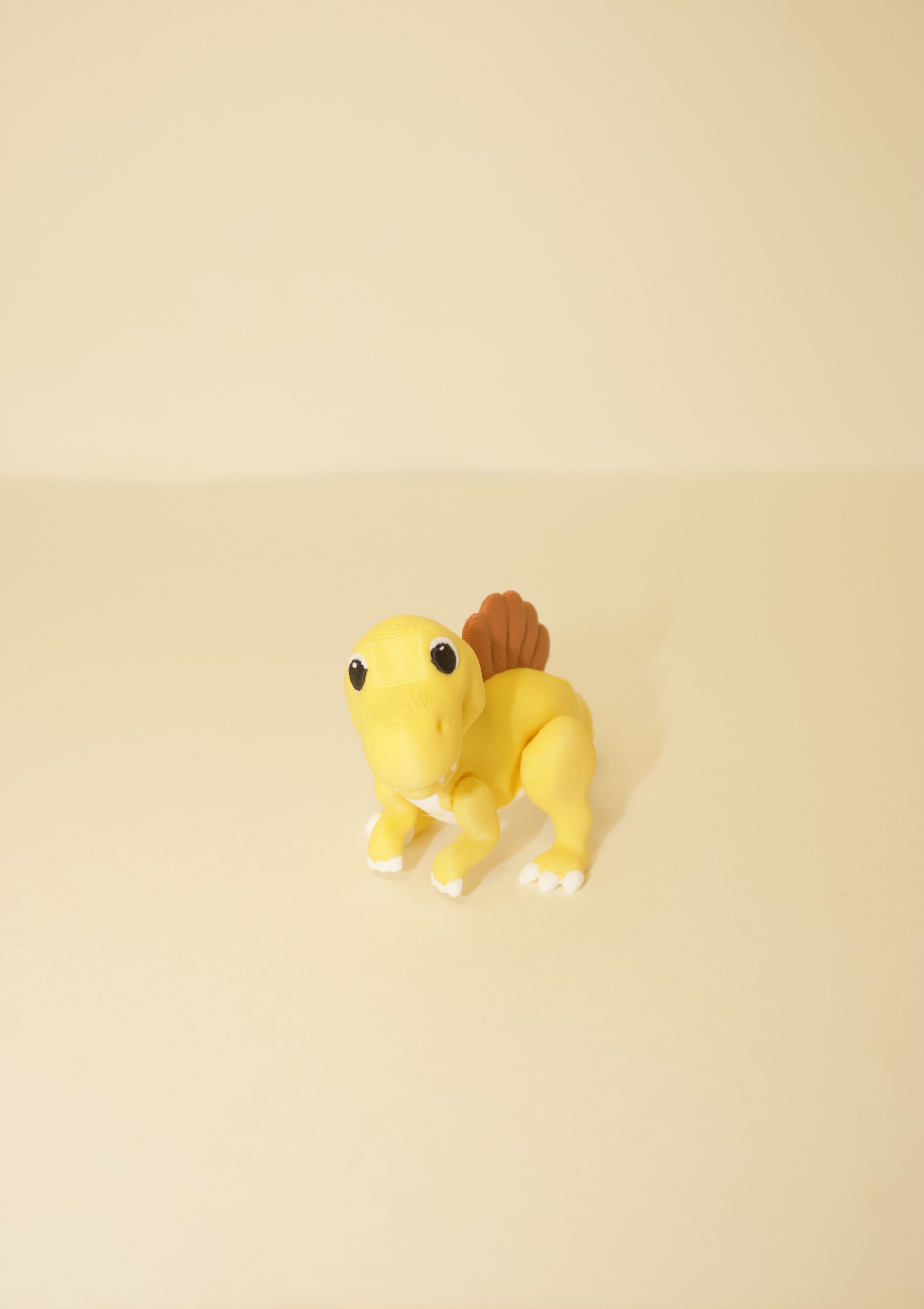 Spikey Spinosaurus – Cute 3D Printed Fidget Dino | Articulated Toy Dinosaur