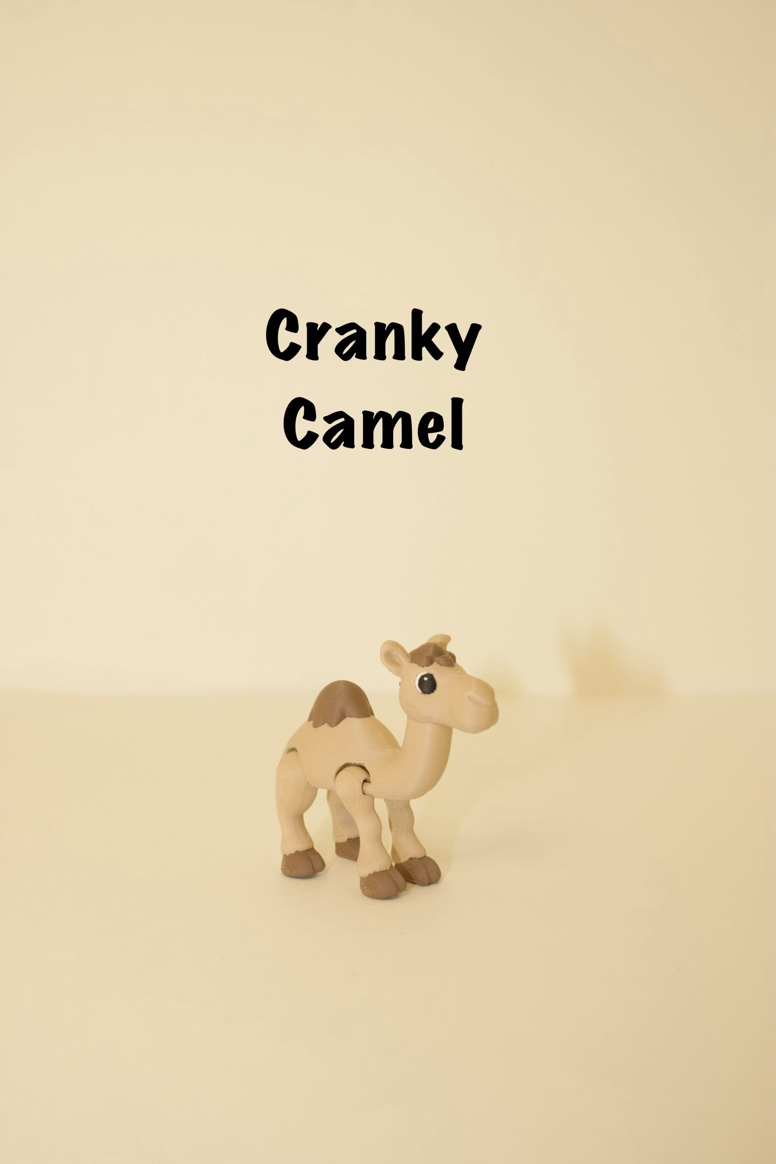 Cranky Camel – Articulated Fidget Toy | Flexi