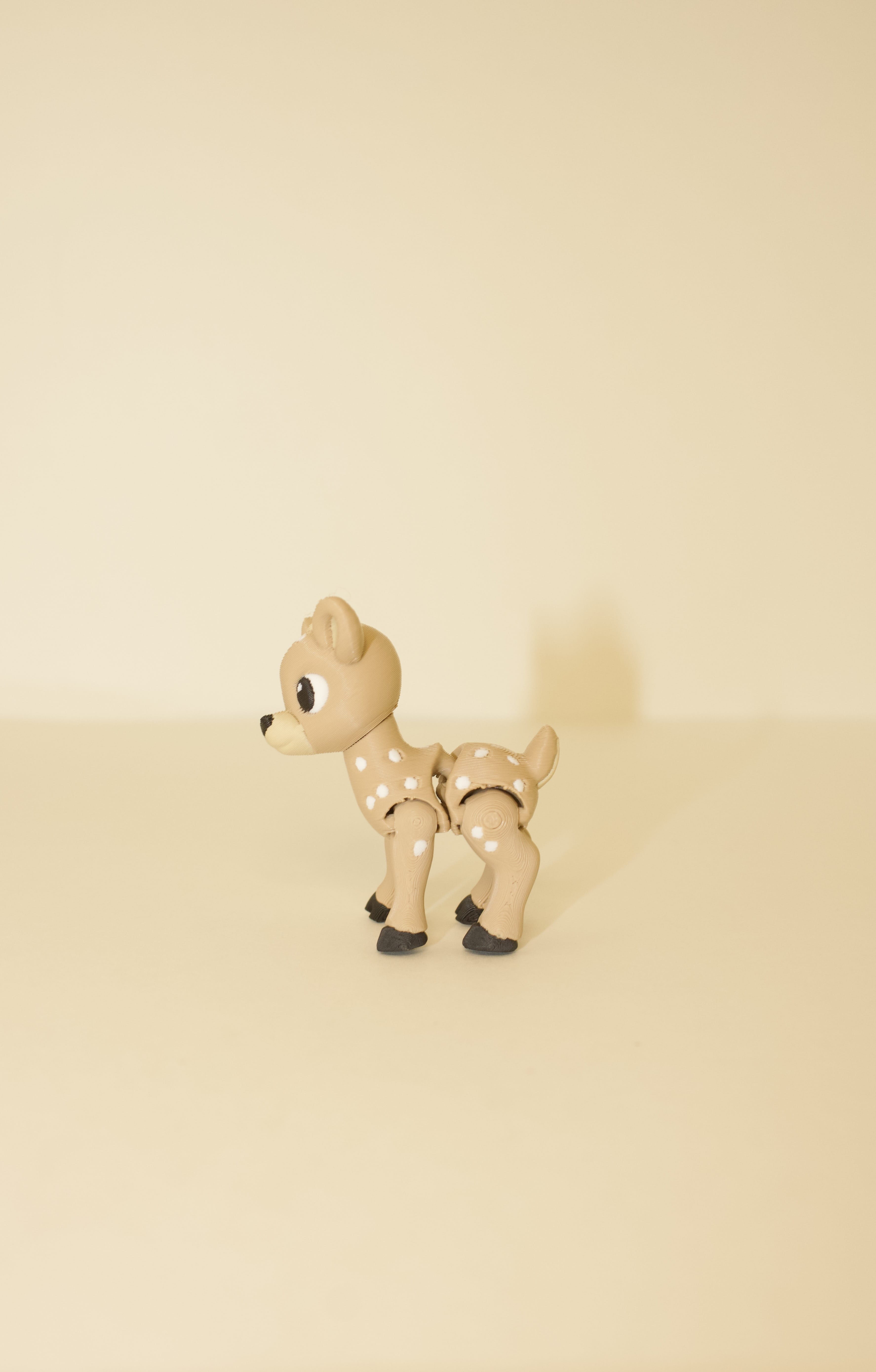 Feeble Fawn – Articulated 3D Printed Baby Deer Toy with Moving Joints