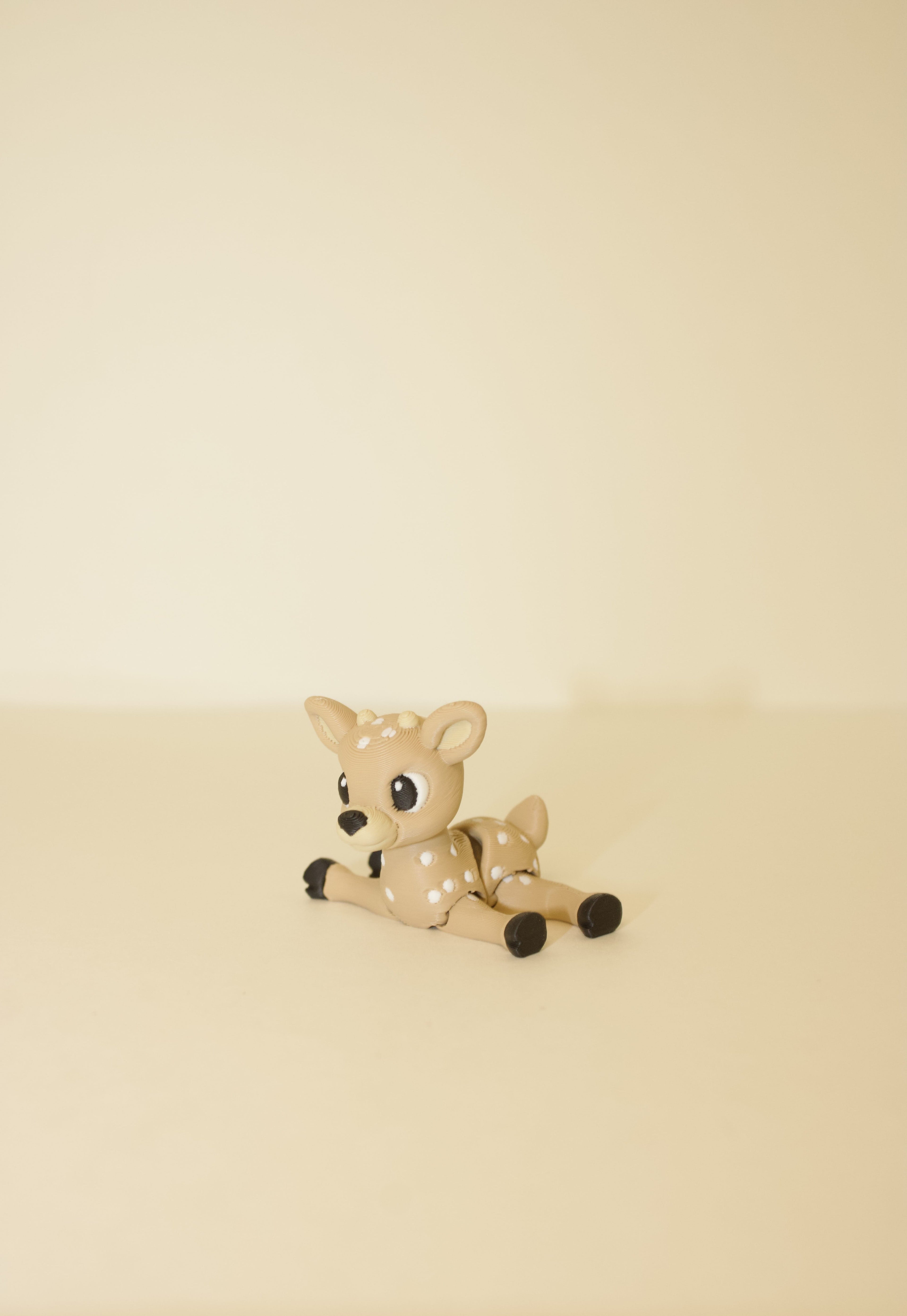 Feeble Fawn – Articulated 3D Printed Baby Deer Toy with Moving Joints