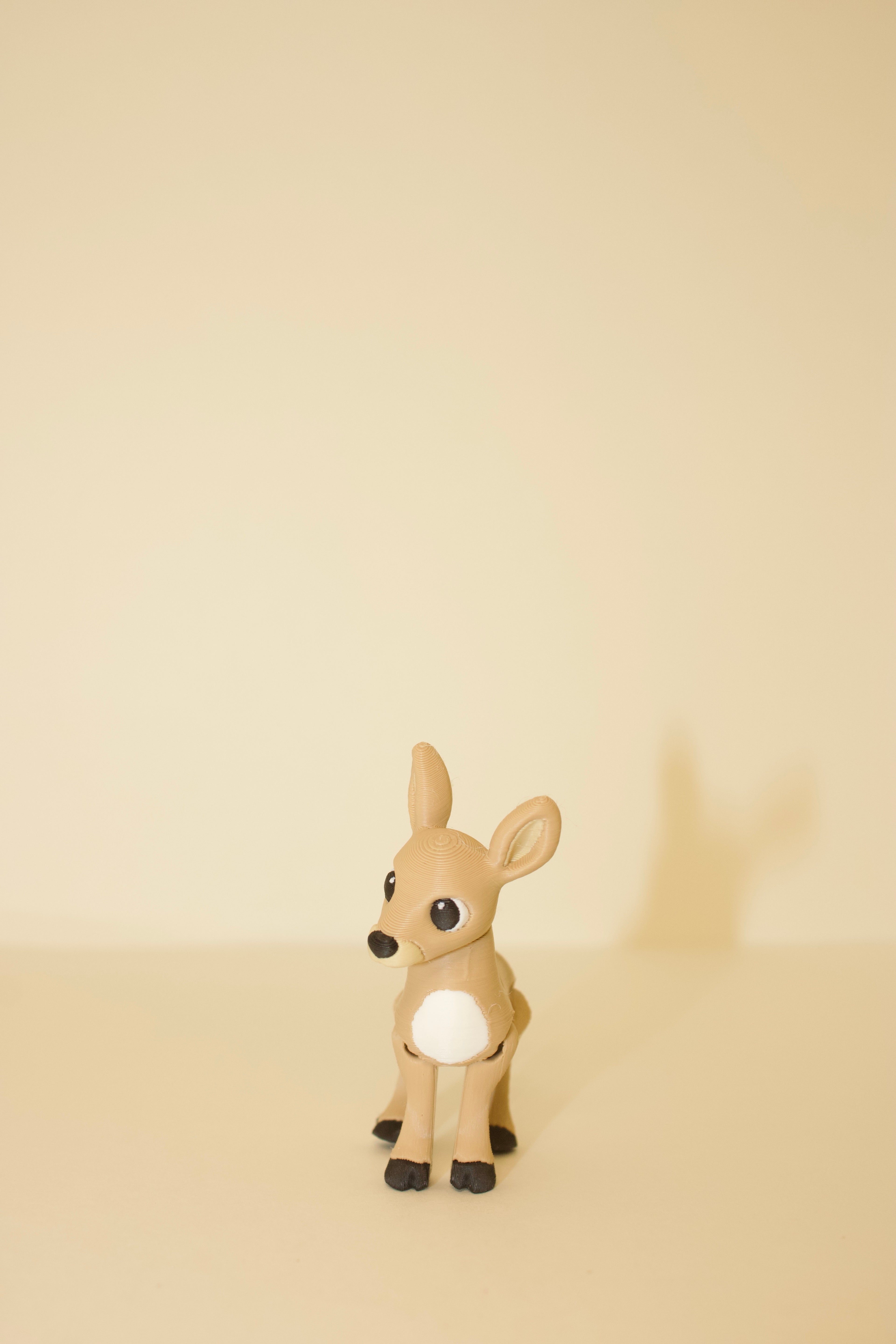 Darting Doe – Articulated Flexi Deer Toy – 3D Printed Christmas Fidget