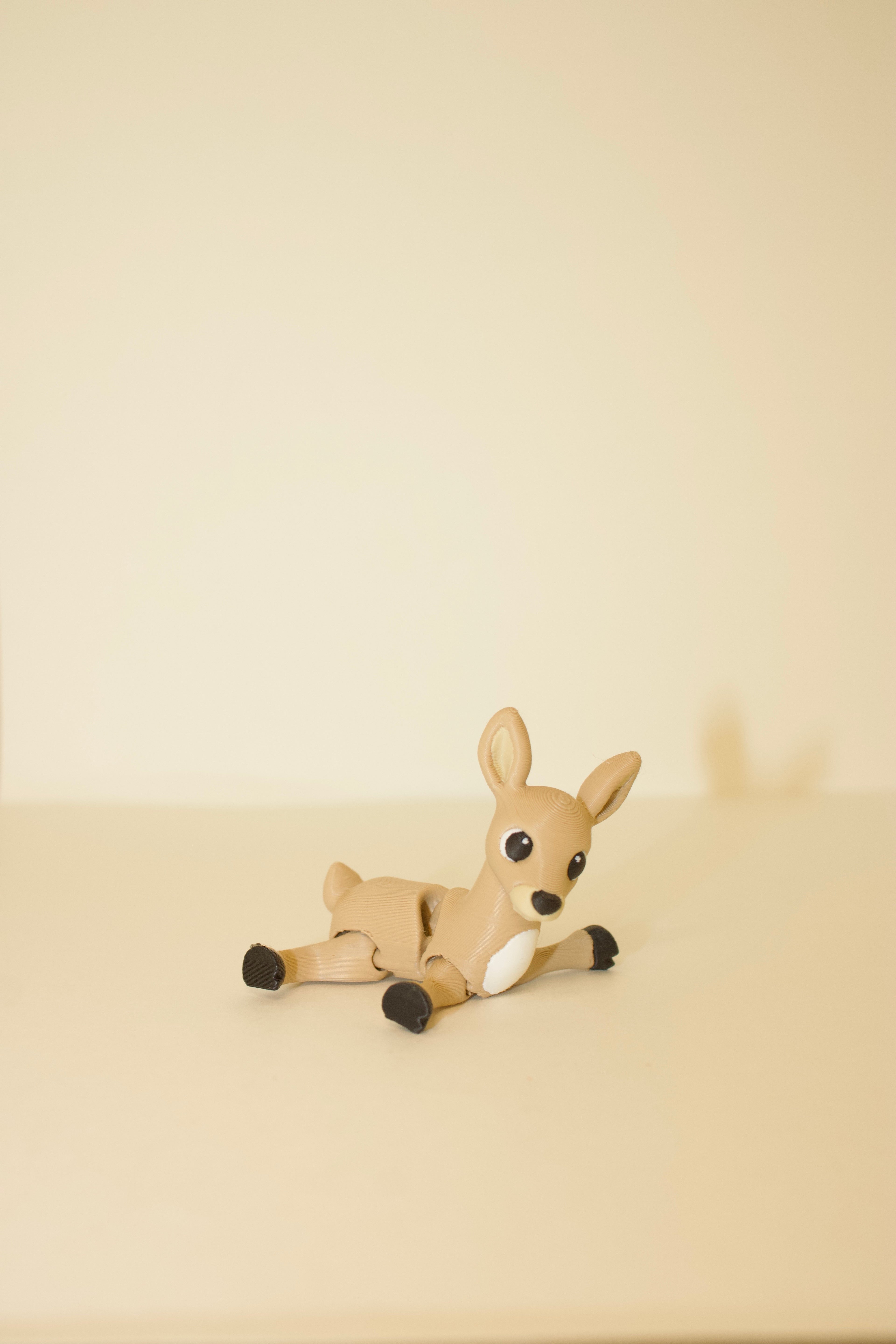 Darting Doe – Articulated Flexi Deer Toy – 3D Printed Christmas Fidget