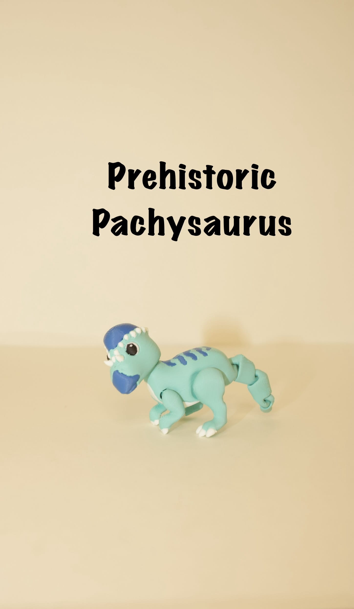 Prehistoric Pachysaurus – 3D Printed Articulated Dinosaur Fidget Toy
