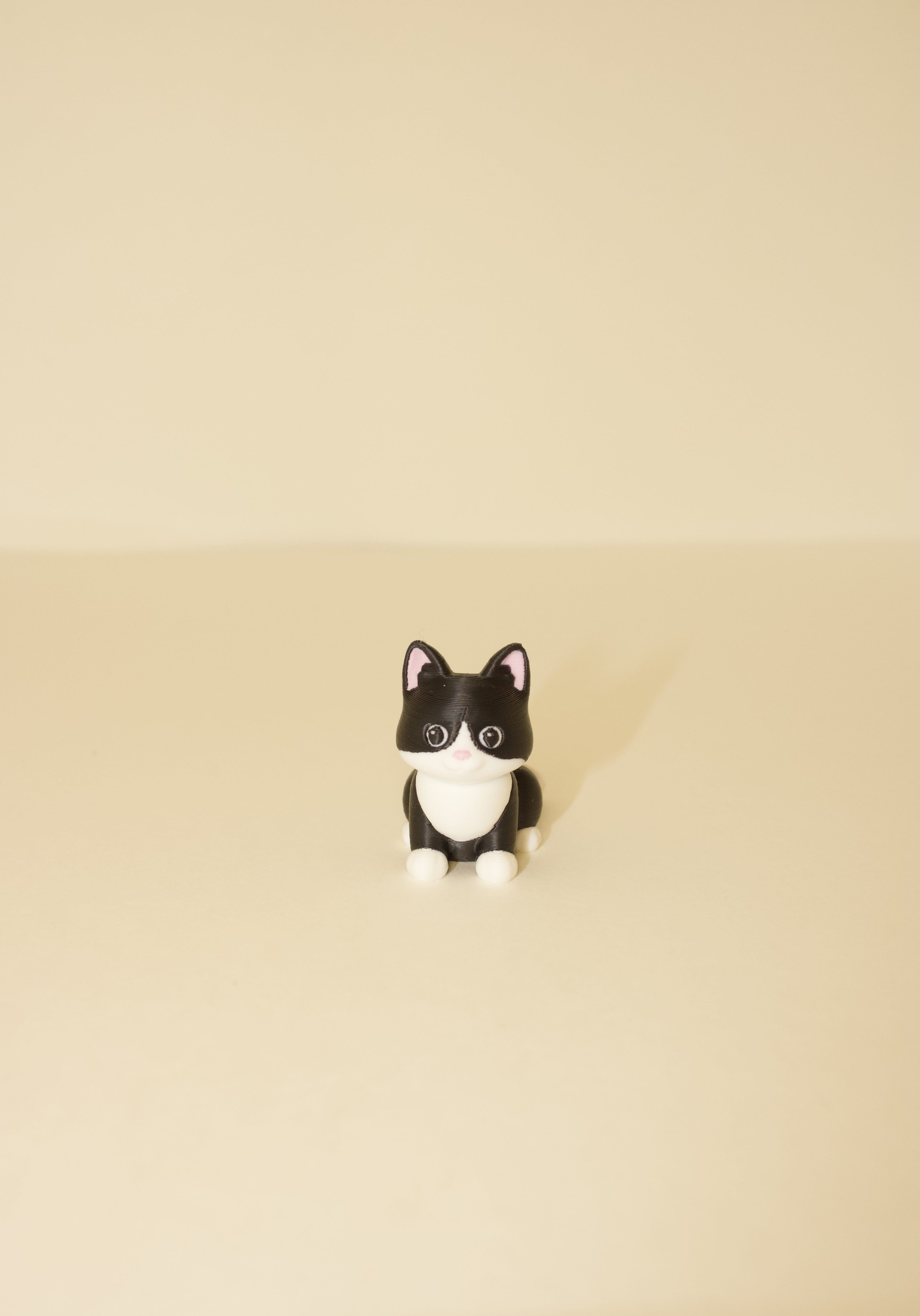 Flexi Articulated Cat – Cute 3D Printed Toy | Clawing Cat Fidget Pet Figure