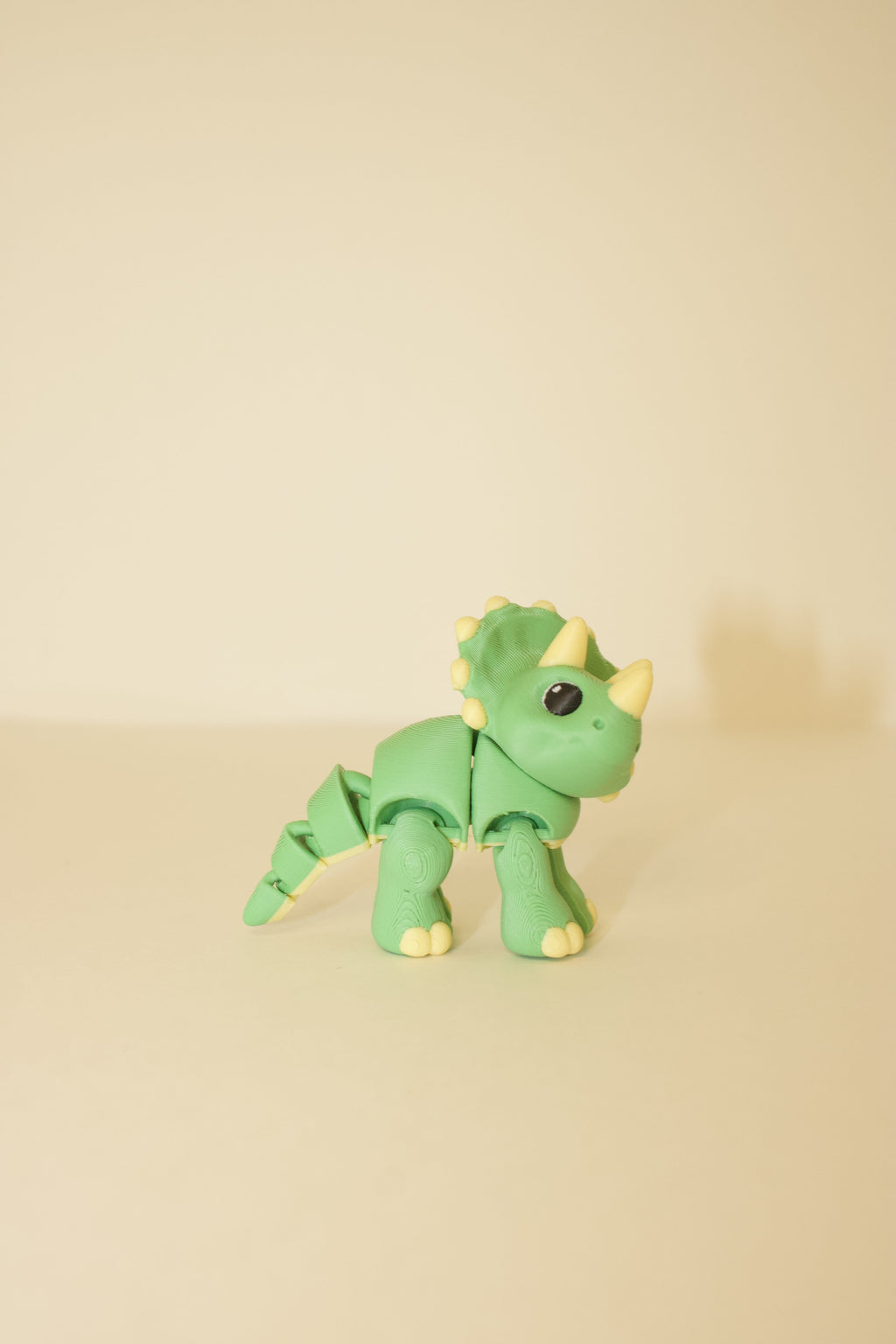 Flexi Articulated Triceratops – Cute 3D Printed Dino Toy | Tipsy Triceratops Gift
