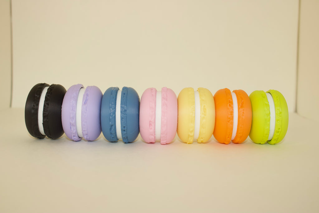 Macaron Fidget Clicker – Cute 3D Printed Toy | Colorful Stress Relief Macaron