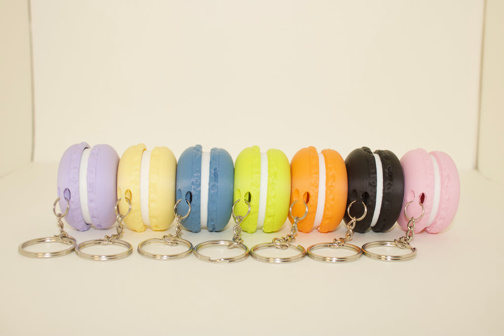 Macaron Fidget Clicker – Cute 3D Printed Toy | Colorful Stress Relief Macaron
