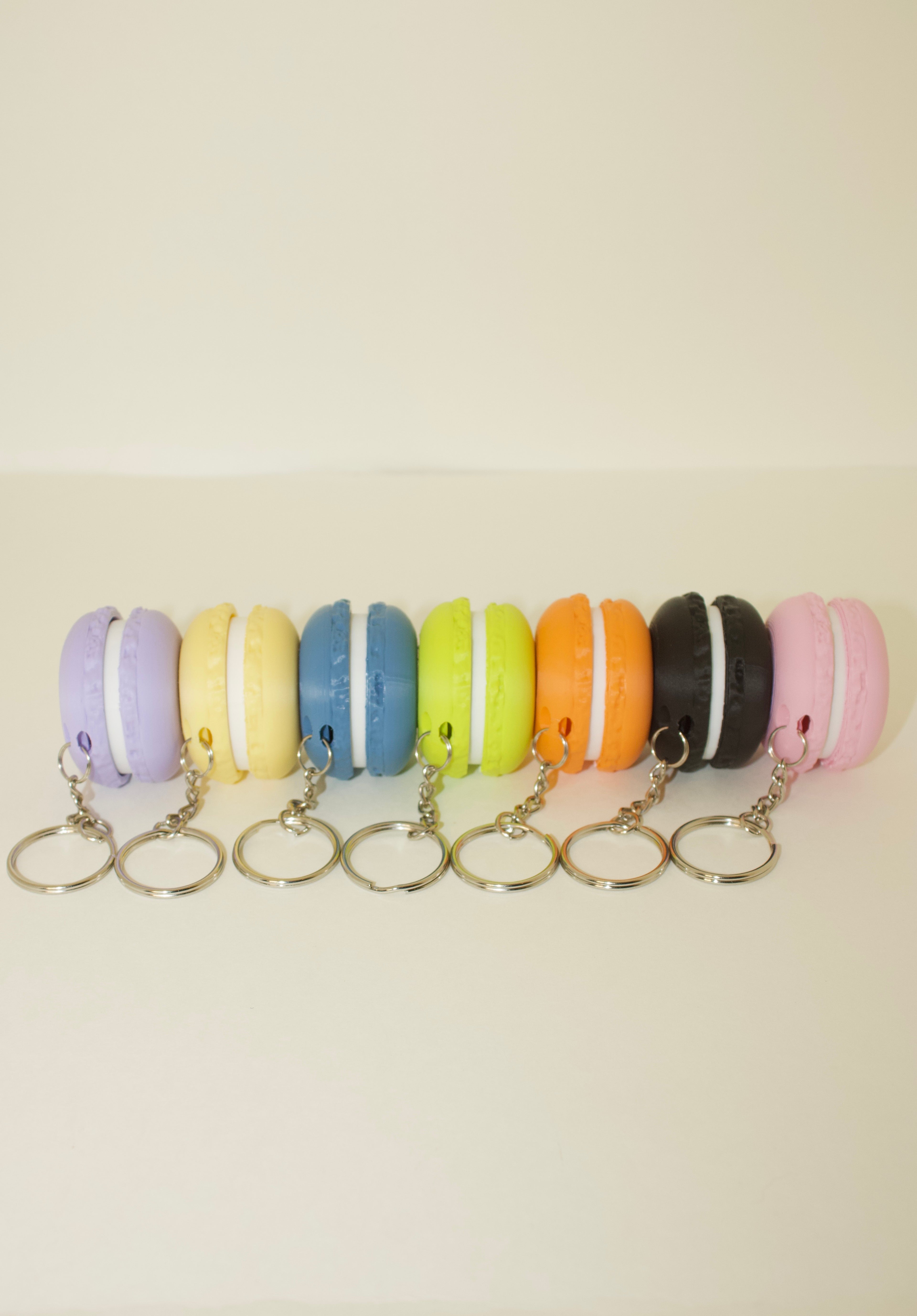 Macaron Fidget Clicker – Cute 3D Printed Toy | Colorful Stress Relief Macaron