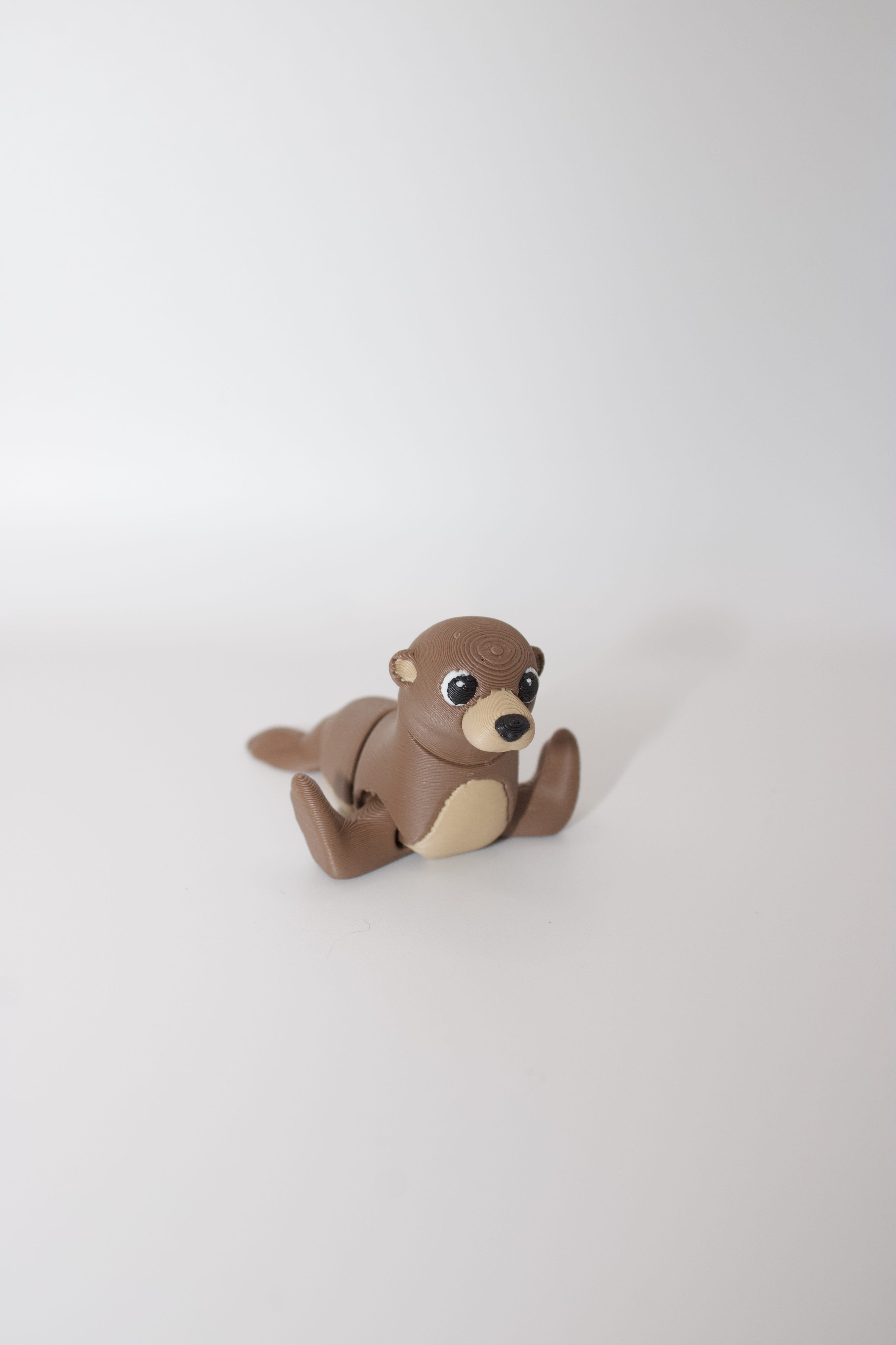 Slippery Sea Lion – Flexi Articulated 3D Printed Fidget Toy