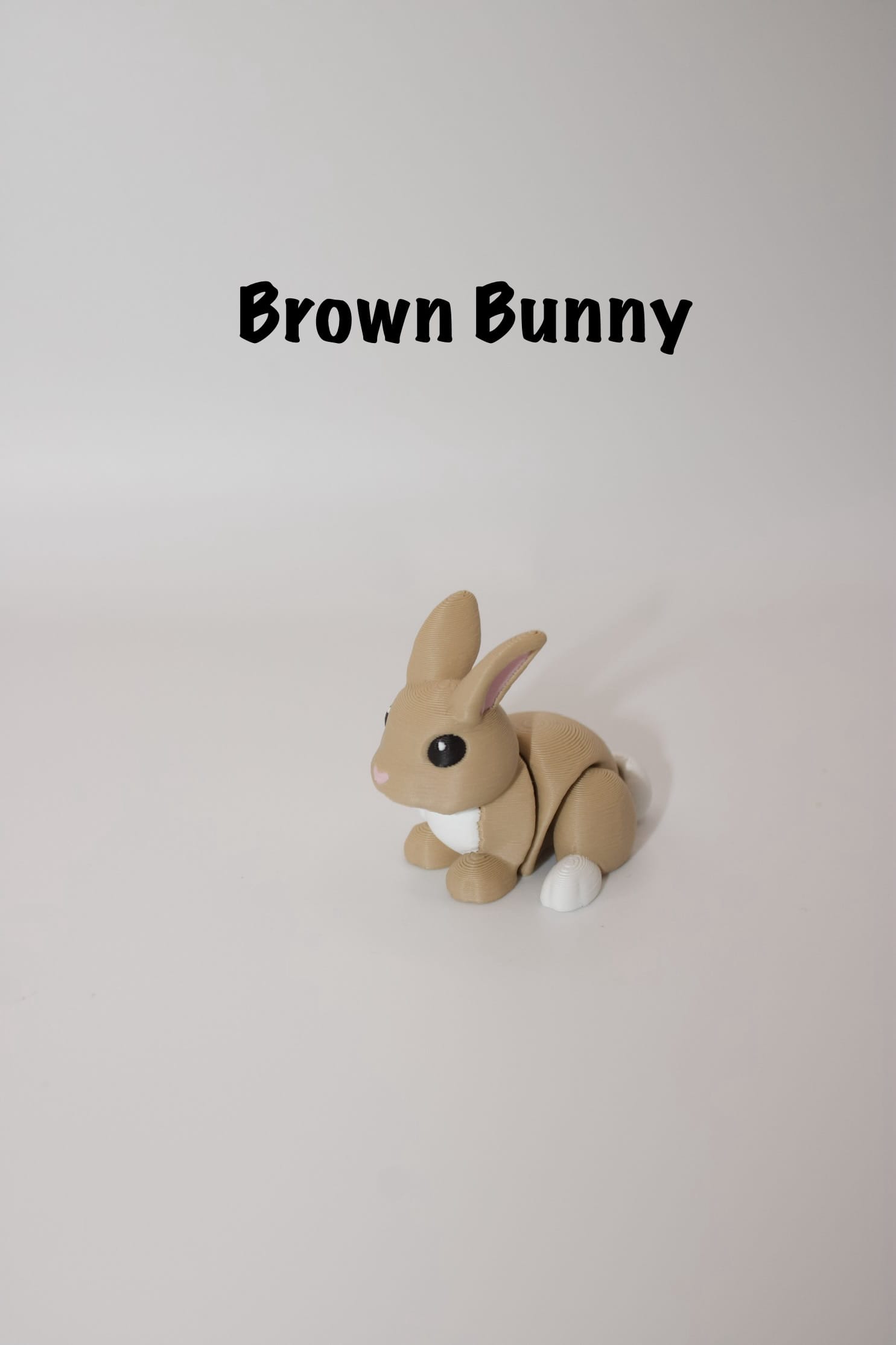 Flexi Articulated Bunny – Cute 3D Printed Rabbit Toy | Bounding Bunny Fidget Gift