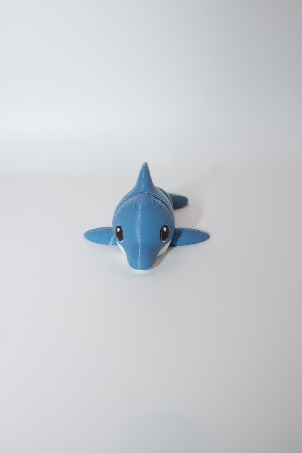 Articulated Dolphin Toy – 3D Printed Blue Diving Dolphin with Moving Joints – Ocean Animal Gift for Kids & Collectors