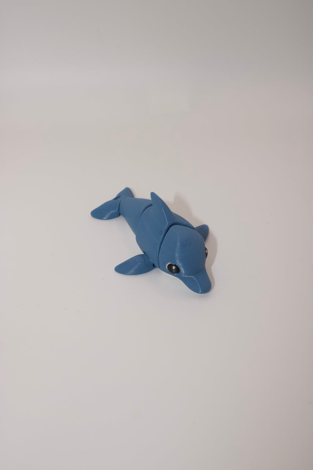 Articulated Dolphin Toy – 3D Printed Blue Diving Dolphin with Moving Joints – Ocean Animal Gift for Kids & Collectors