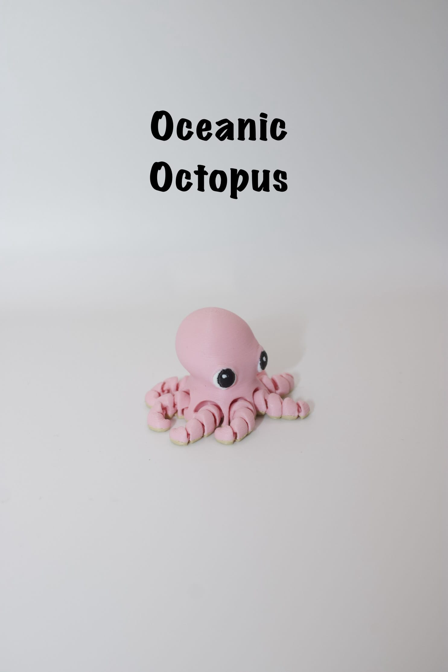 Oceanic Octopus – Flexi Articulated 3D Printed Fidget Toy