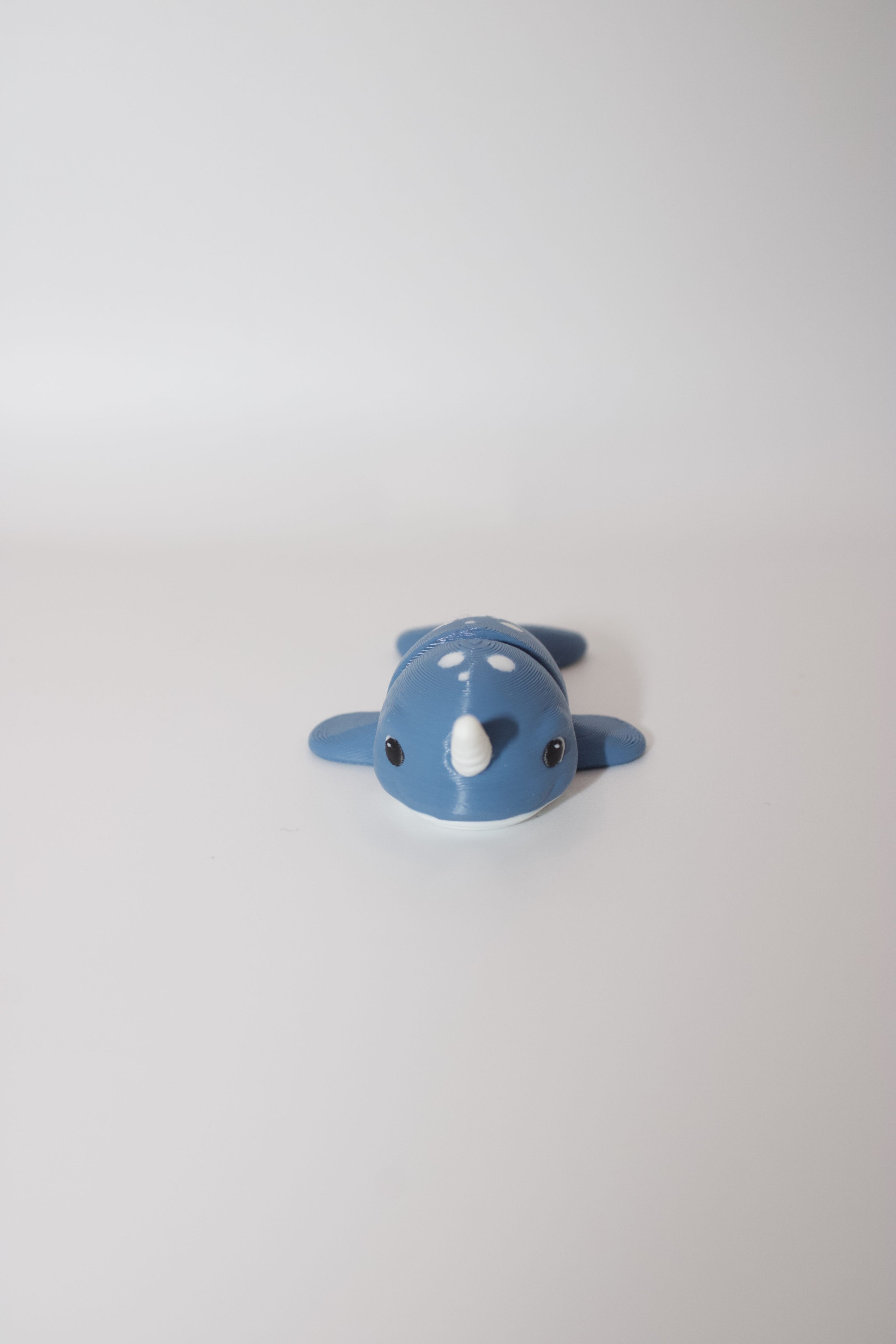 Flexi Articulated Narwal – Cute 3D Printed Toy | Noddin’ Narwal Ocean Fidget