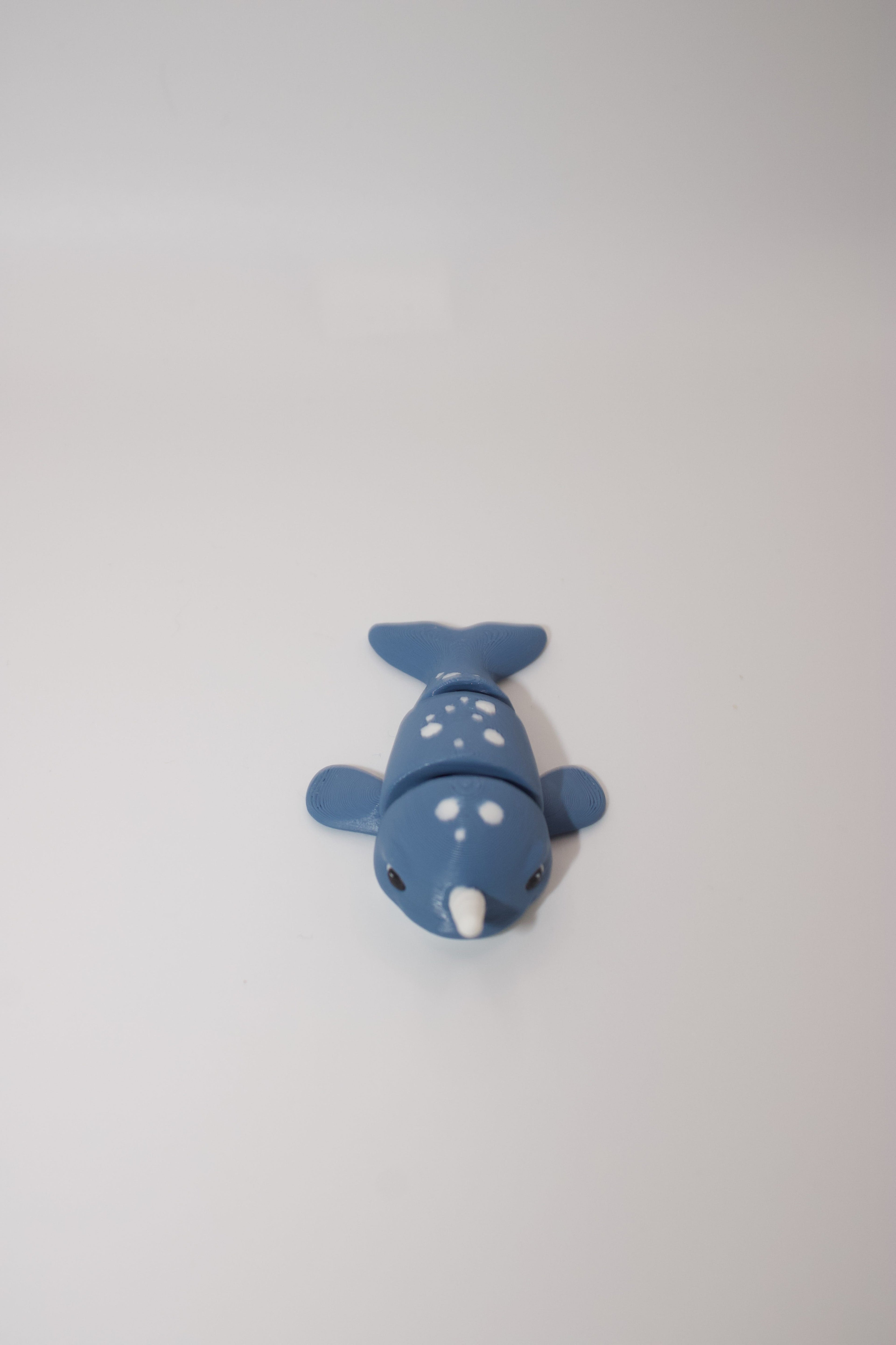 Flexi Articulated Narwal – Cute 3D Printed Toy | Noddin’ Narwal Ocean Fidget