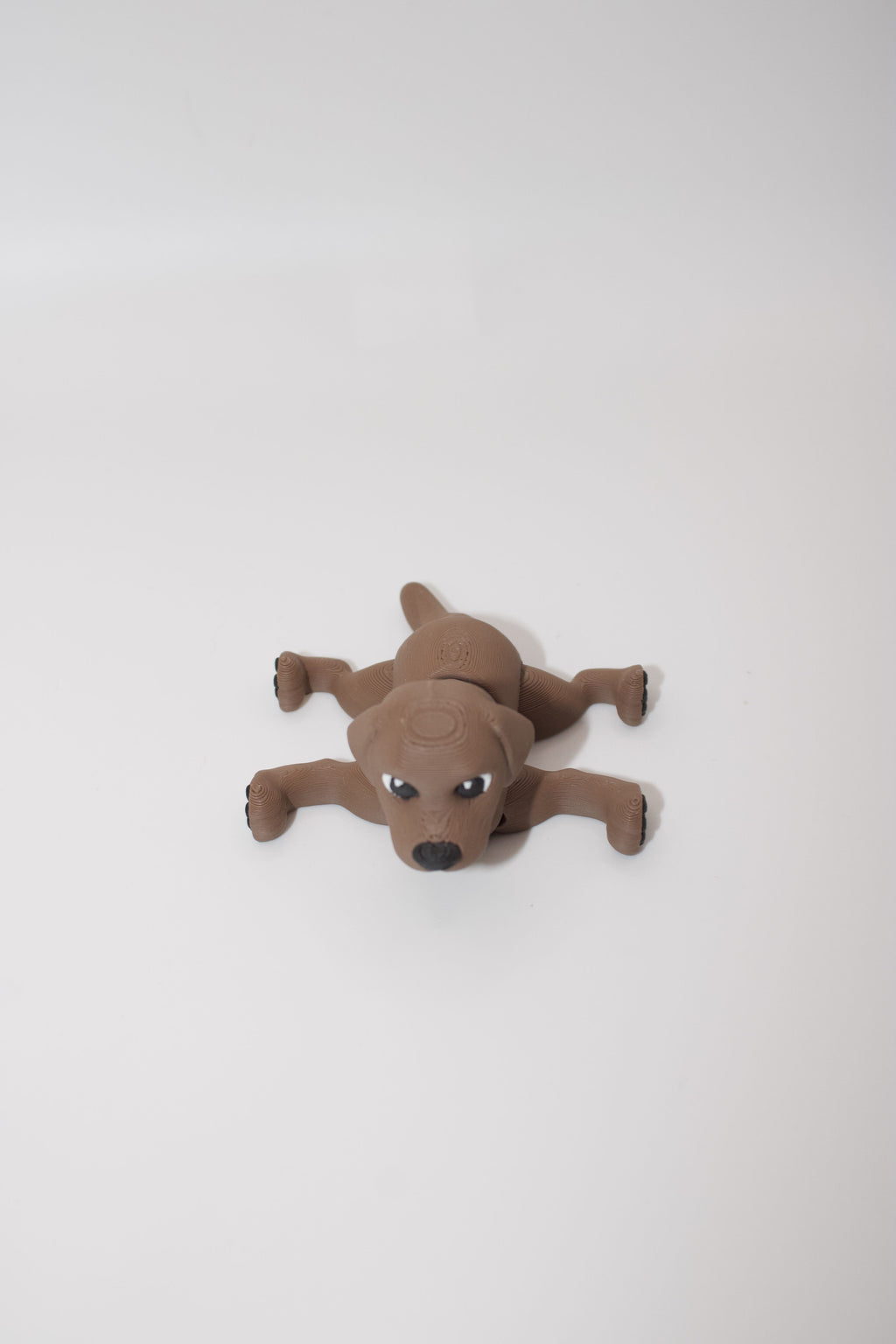 Flexi Articulated Labrador Retriever Toy — 3D‑Printed Fidget Dog, Cute Collectible, Small‑Parts Warning