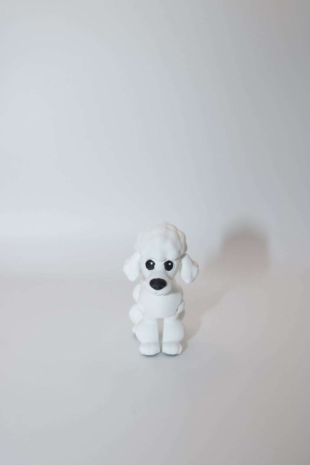 Articulated Poodle Toy – Cute 3D Printed Fidget Dog with Wiggle Ears & Toe Beans!