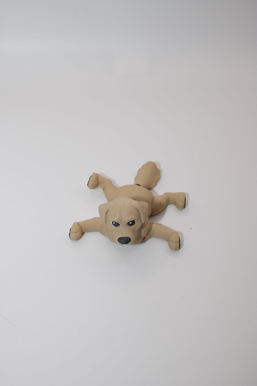 Articulated Golden Retriever Dog Toy – Cute 3D Printed Flexible Pup with Toe Beans!