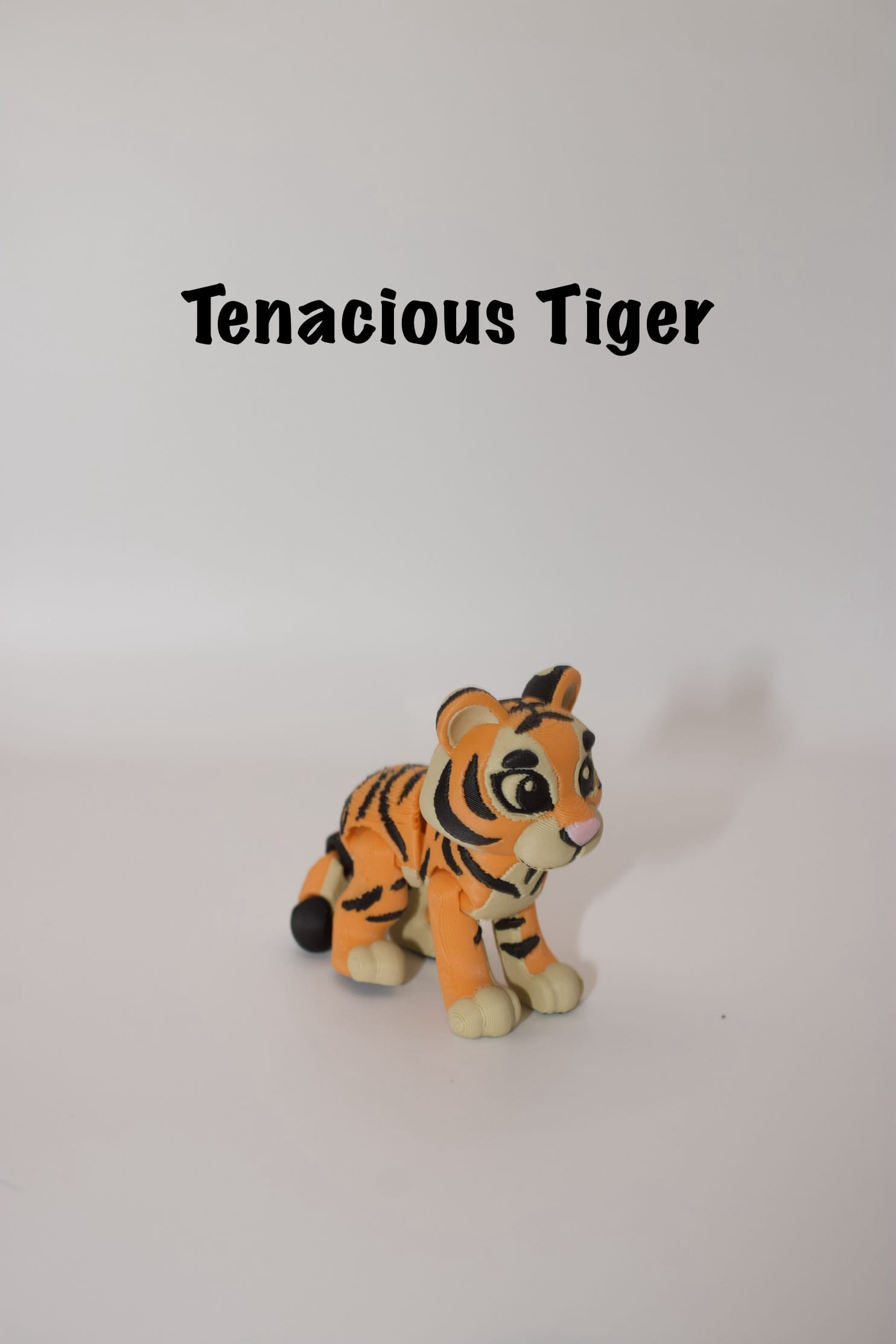 Tenacious Tiger – Articulated 3D Printed Jungle Toy