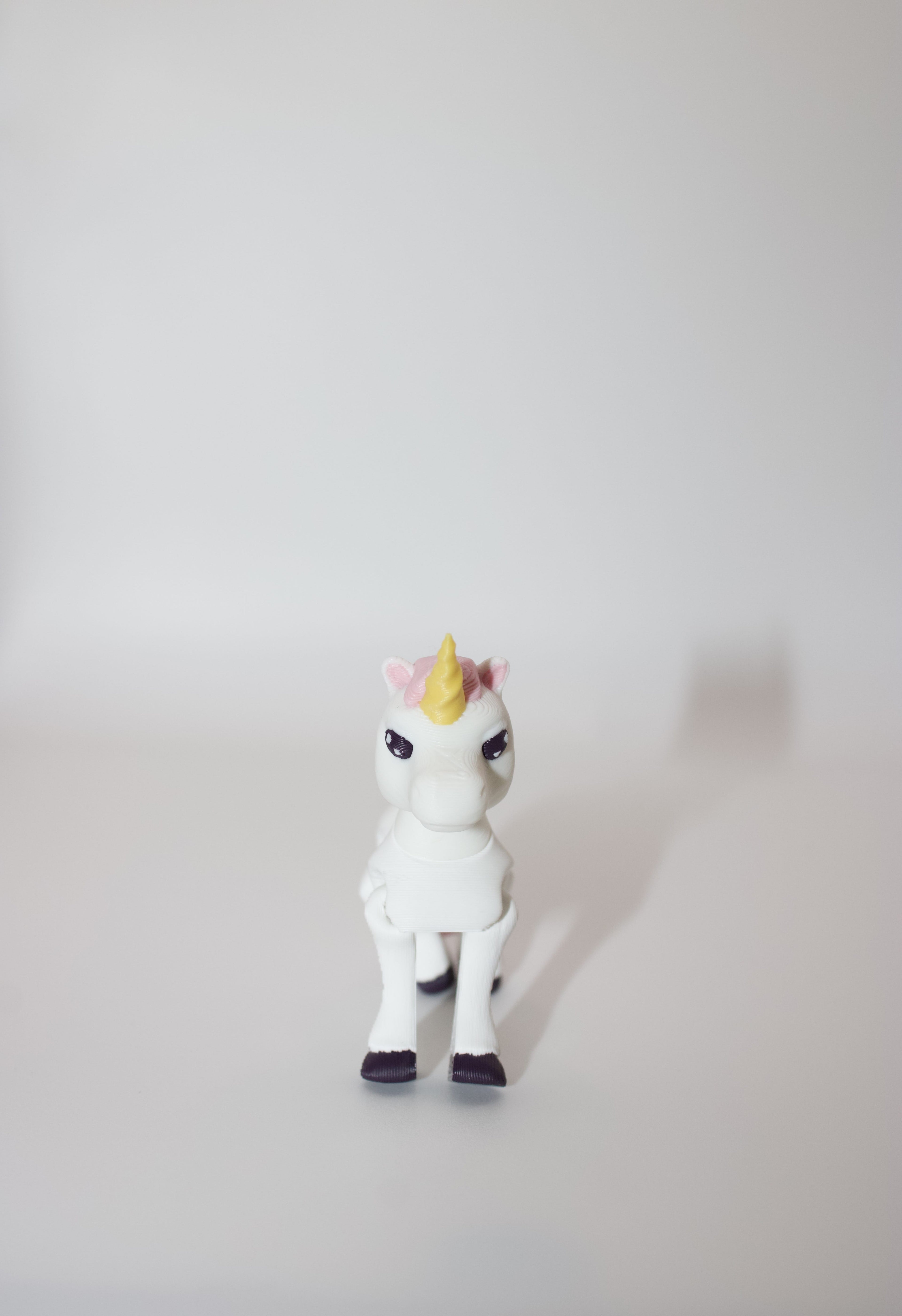 Unique Unicorn – 3D Printed Flexi Fidget Toy with Articulated Joints