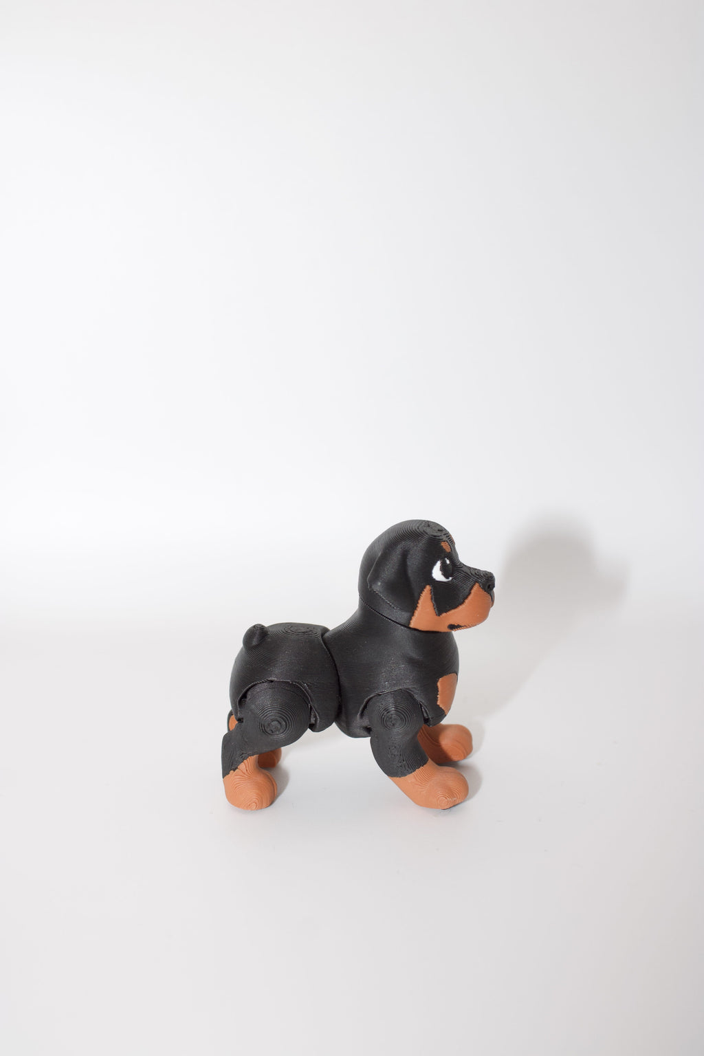 Articulated Rottweiler – 3D Printed Flexi Dog Toy with Poseable Joints