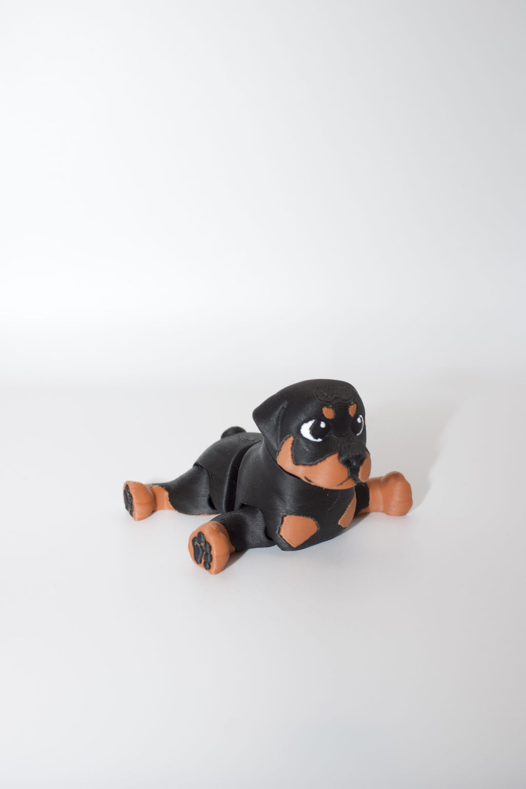 Articulated Rottweiler – 3D Printed Flexi Dog Toy with Poseable Joints