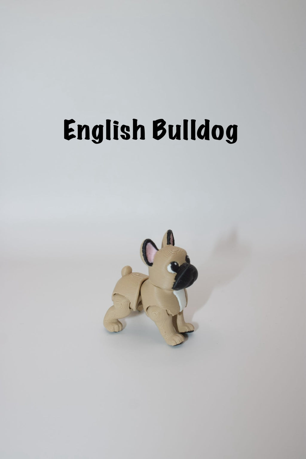 Articulated French Bulldog – 3D Printed Flexi Dog Toy
