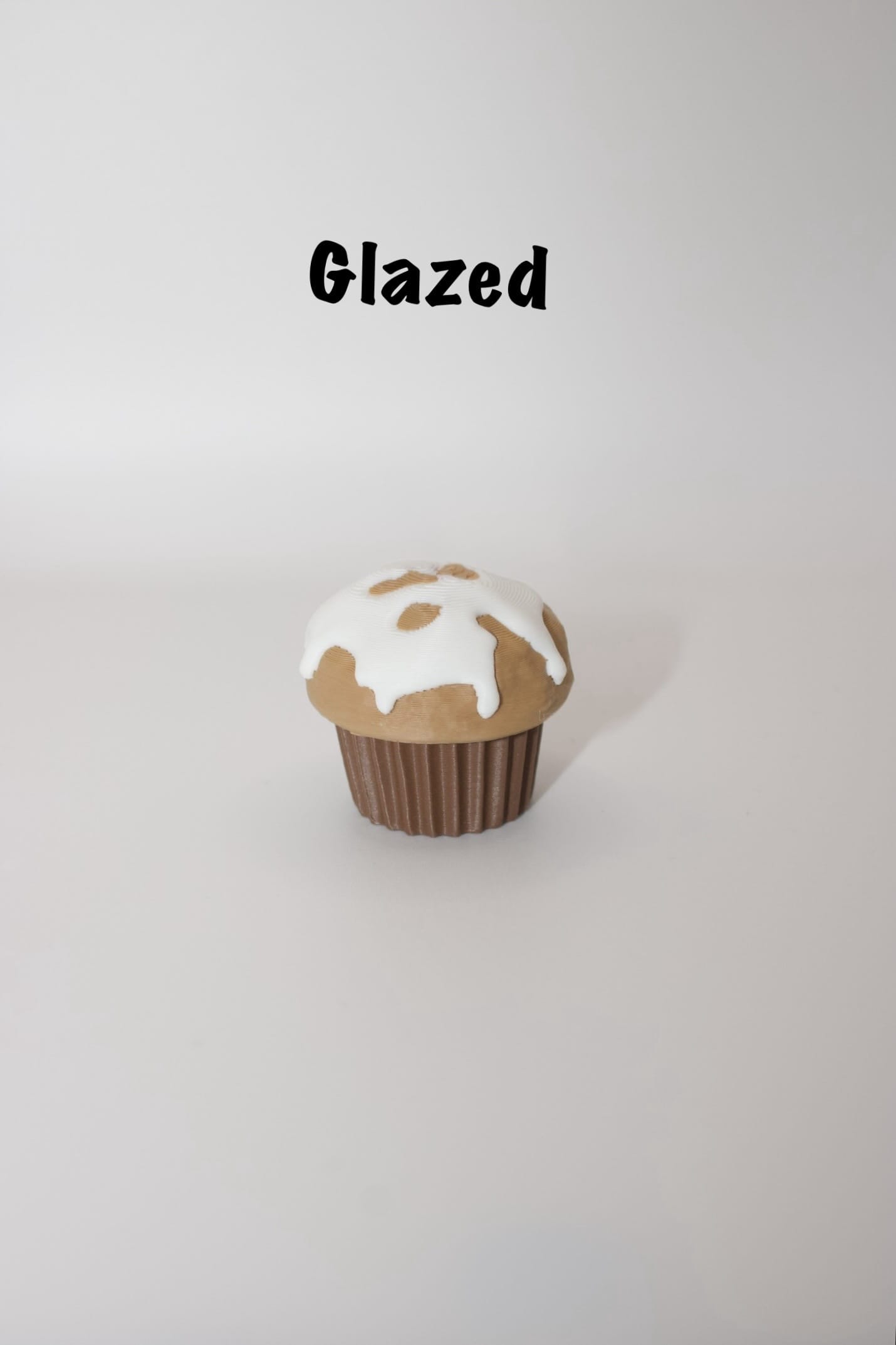 3D Printed Muffin Clicker Fidget Toy – Cute Stress Relief Muffin Popper